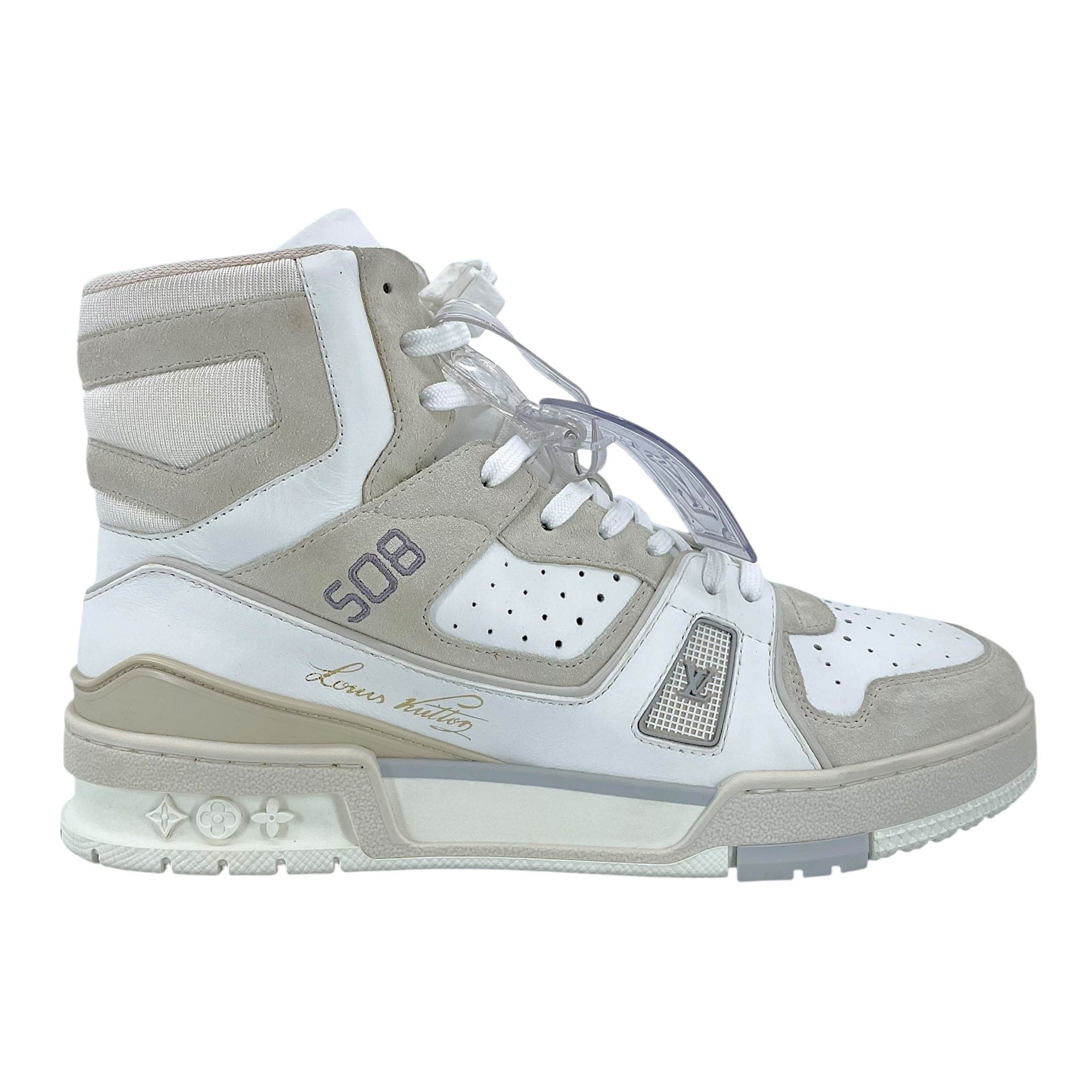 Louis Vuitton LV Trainer High White Iridescent Size US 6.5 / EU 39-40 - 1 Thumbnail