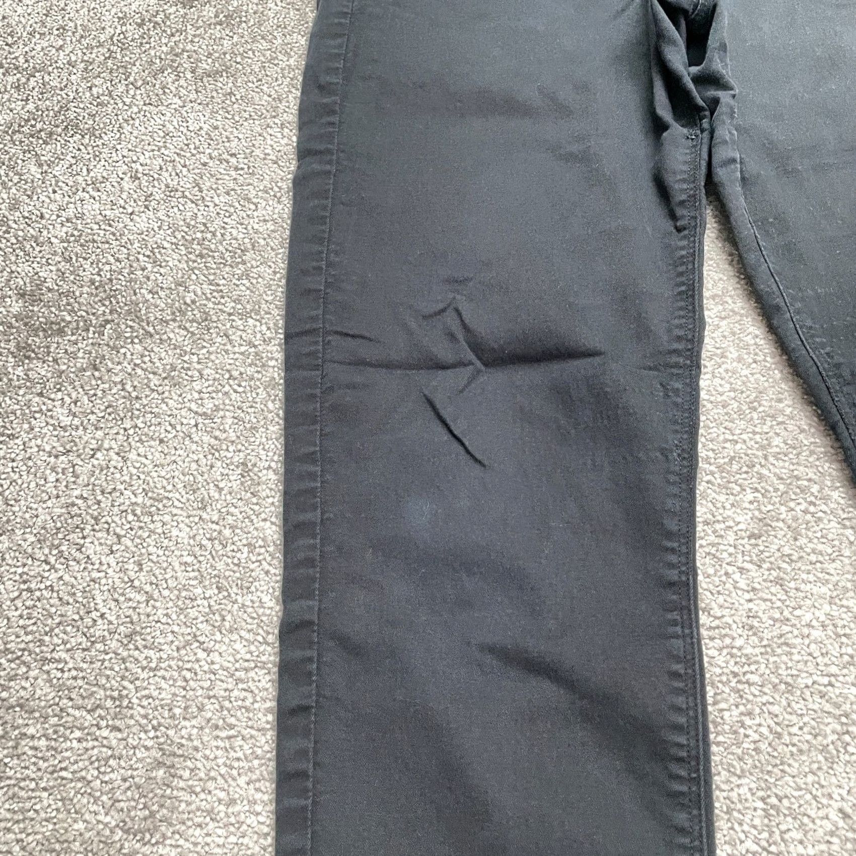 Forever 21 FOREVER 21 Jeans Skinny Black High Rise Denim Womens 29 Regular 32x28 Distressed Stretch Pockets Baggy-? Size 29" - 5 Thumbnail