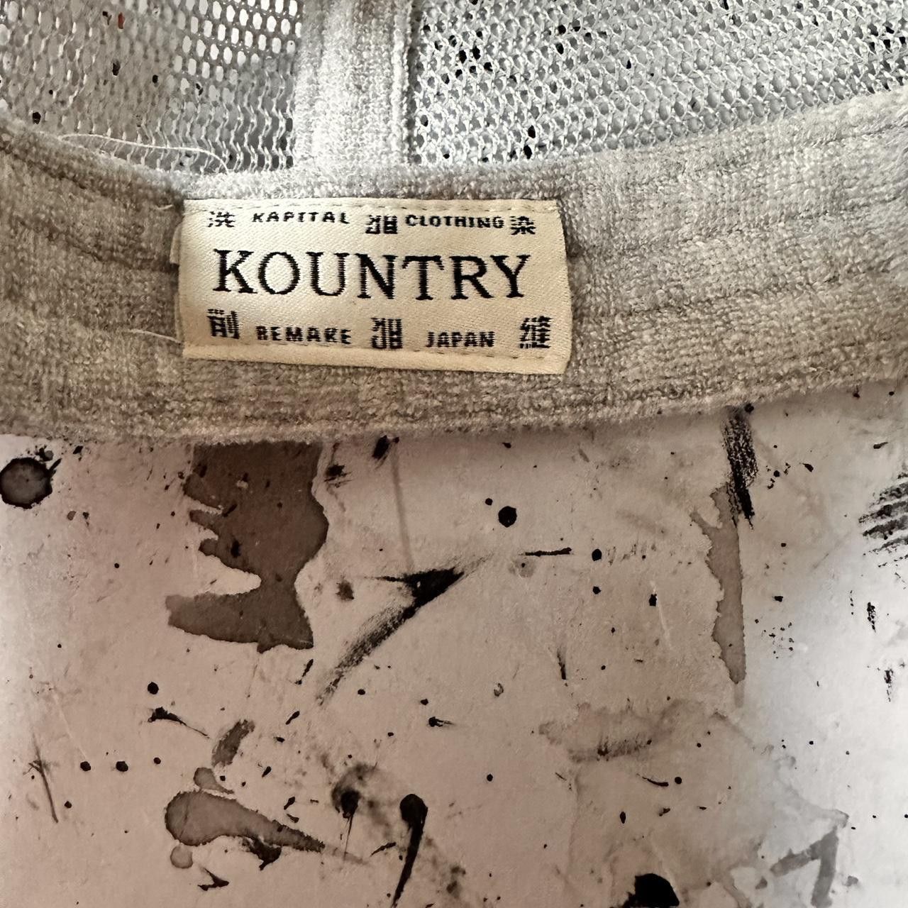 Kapital Denim Repair Shop KAPITAL Kountry Gray Patchwork Hat Size ONE SIZE - 5 Thumbnail