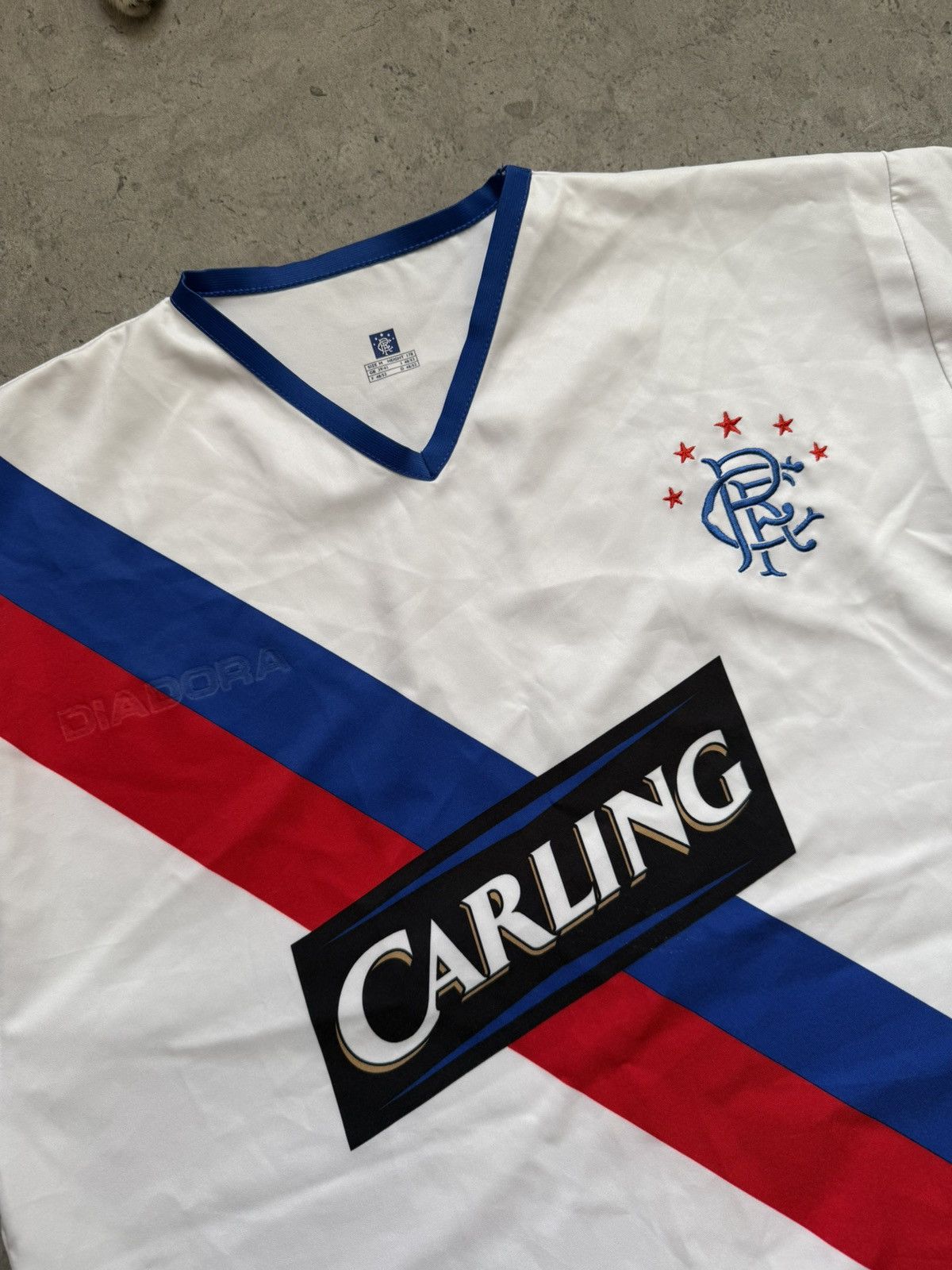 Diadora × Vintage Glasgow Rangers FC Football Shirt 2004-2005 Diadora Jersey Size US M / EU 48-50 / 2 - 2 Thumbnail