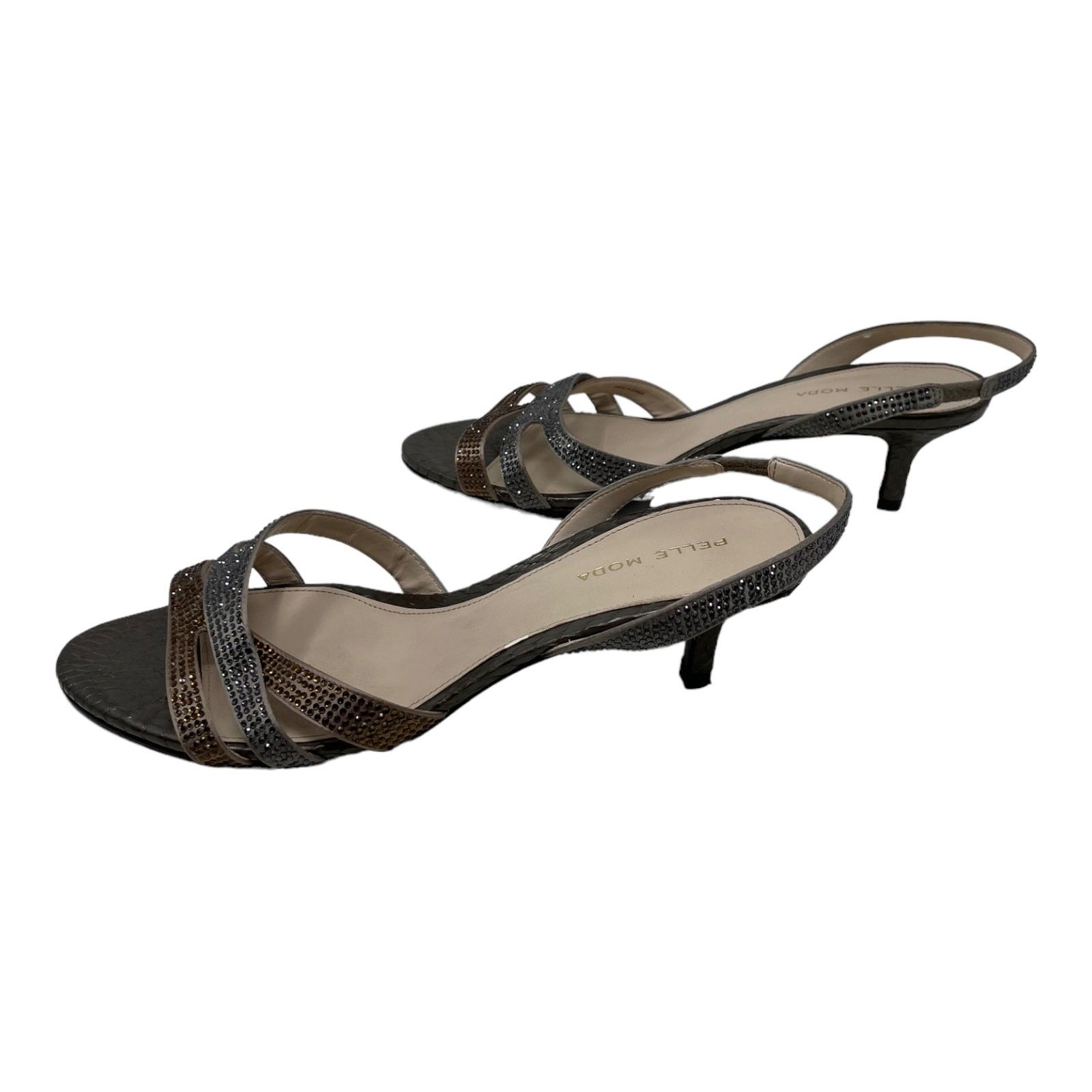 Pelle Moda Pelle Moda rhinestones slingback sandals heels size 8.5 Size US 8.5 / IT 38.5 - 7 Thumbnail