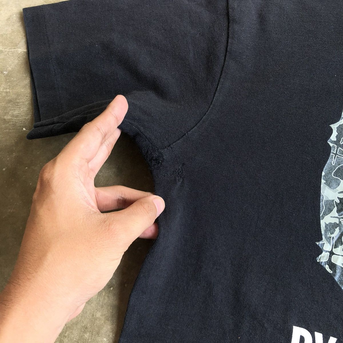 Bape Vintage Bape X Kaws Skullta Big Head Logo Nigo T-shirt Black Size US S / EU 44-46 / 1 - 7 Thumbnail