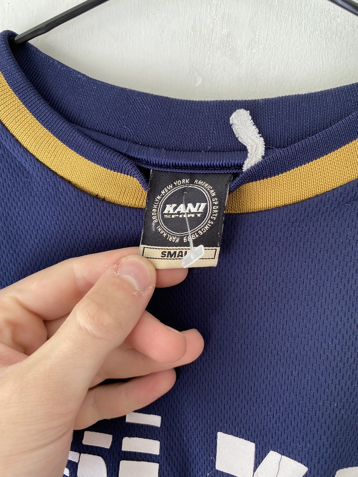 Karl Kani × Vintage Vintage Karl Kani Jersey Size US S / EU 44-46 / 1 - 9 Thumbnail