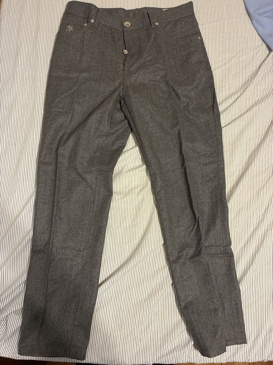 Brunello Cucinelli Brunello Cucinelli 5 Pocket Wool Pants New EU46/US30 Size US 30 / EU 46 - 1 Thumbnail