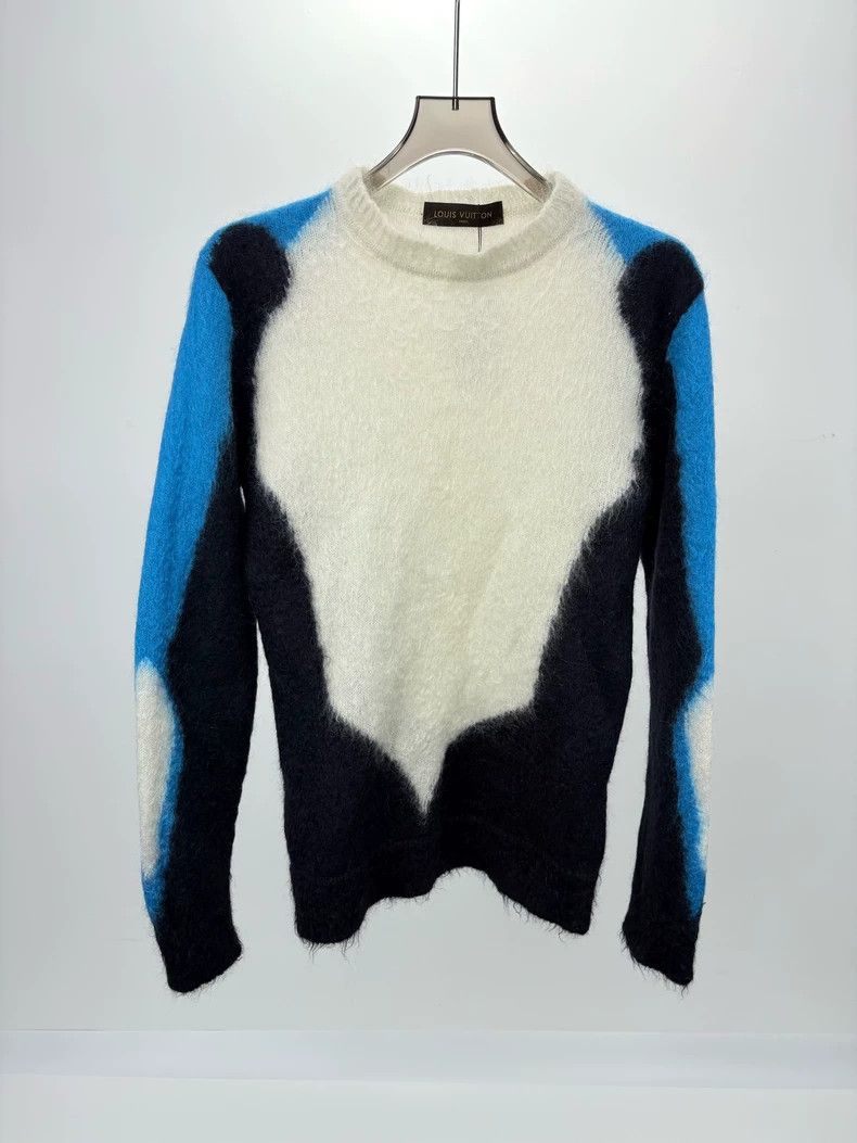 Louis Vuitton × Virgil Abloh SS19 'Plain Rainbow' Mohair Sweater