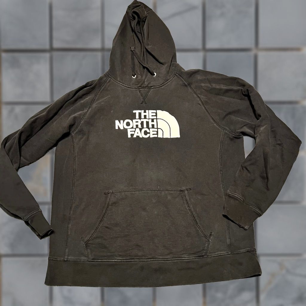 The North Face The North Face Hoodie Mens XL Half Dome Black Distressed Outdoor Sweatshirt XL Mens Black The North Face Hoodie Distressed Cuffs Size US XL / EU 56 / 4 - 1 Thumbnail