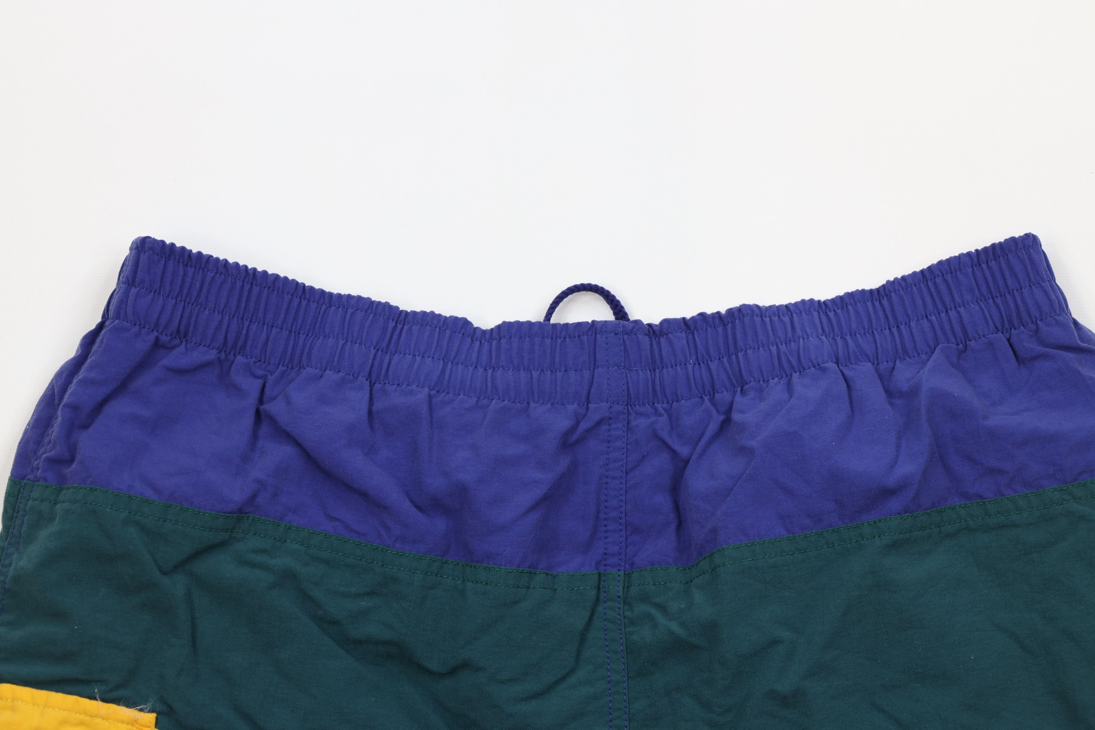 L.L. Bean × Vintage Vintage 90s LL Bean Out Rainbow Striped Lined Cargo Shorts Size US 34 / EU 50 - 9 Thumbnail