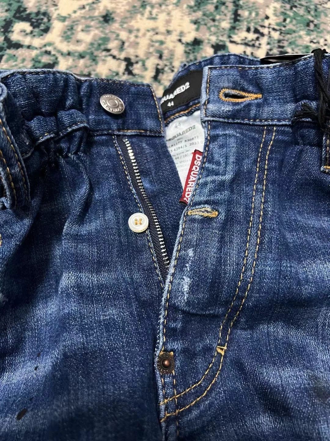 Dsquared2 DSQUARED2 2023 Blue Patched BIG BROTHER 9 Jean 44 Size US 28 / EU 44 - 3 Thumbnail