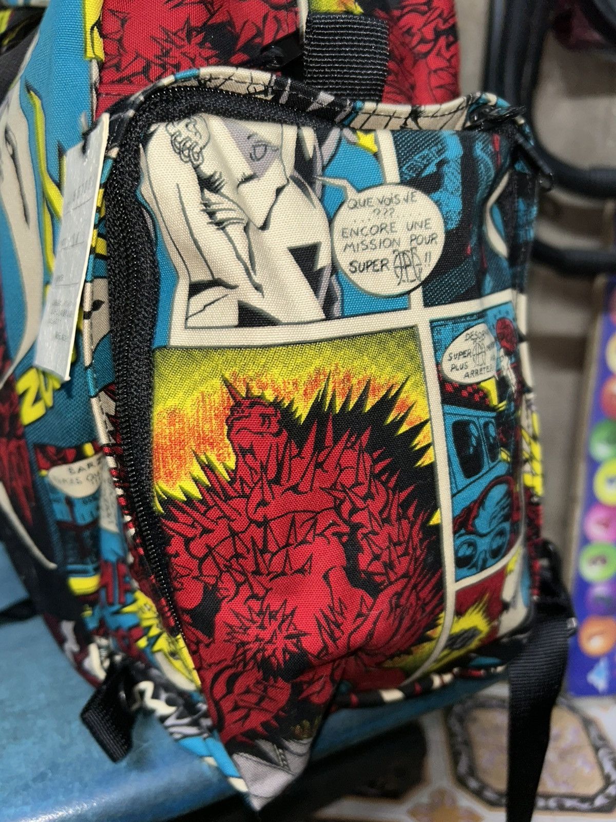 Jean Paul Gaultier F/W 1995 Comic Book Style 'The Virus Man' Three Way Bag Size ONE SIZE - 18 Thumbnail