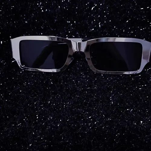 Designer × Vintage Retro silver Cyberpunk sunglasses Size ONE SIZE - 2 Thumbnail