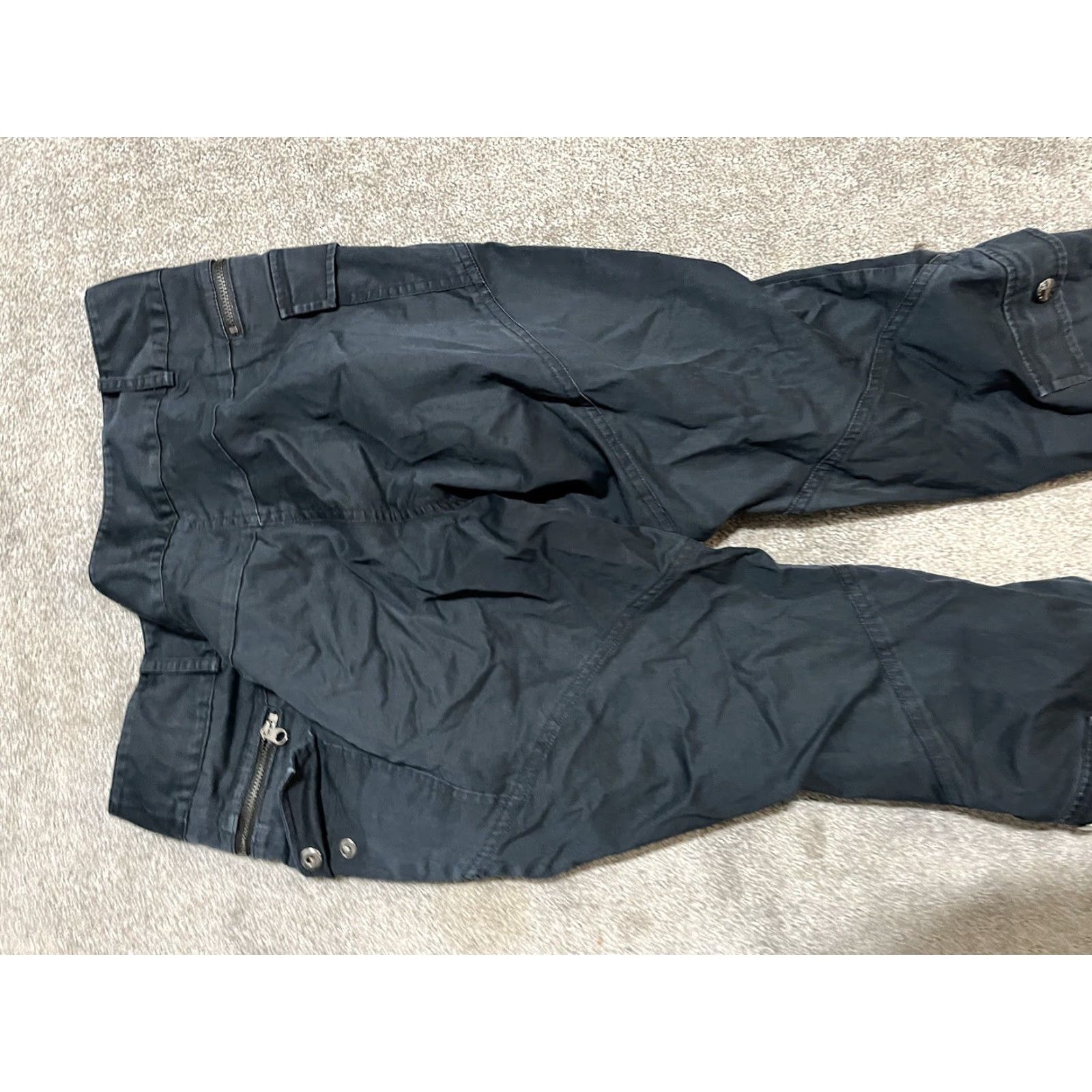 Ted Baker Ted Baker Paris Women’s 3 Black Cargo Corduroy Skinny Pants Ankle Zipper Cargo Pants Size 26" / US 2 / IT 38 - 4 Thumbnail