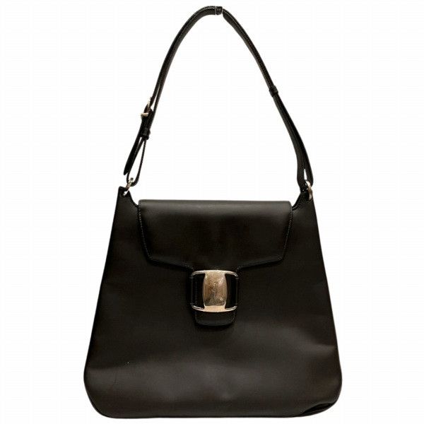 Salvatore Ferragamo Salvatore Ferragamo Salvatore Ferragamo Vara Leather Shoulder Bag Leather Crossbody Bag BA21.7169 in Good Condition Size ONE SIZE - 1 Thumbnail