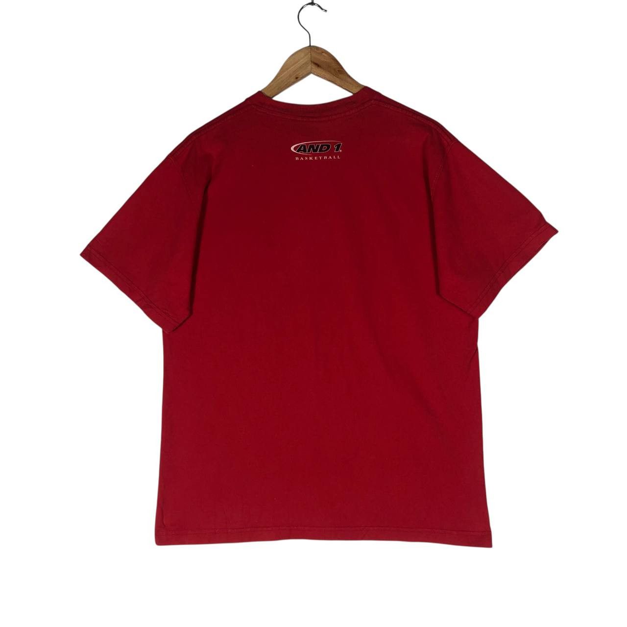 Vintage Vintage AND 1 Red Basketball T-Shirt Size US XL / EU 56 / 4 - 6 Thumbnail