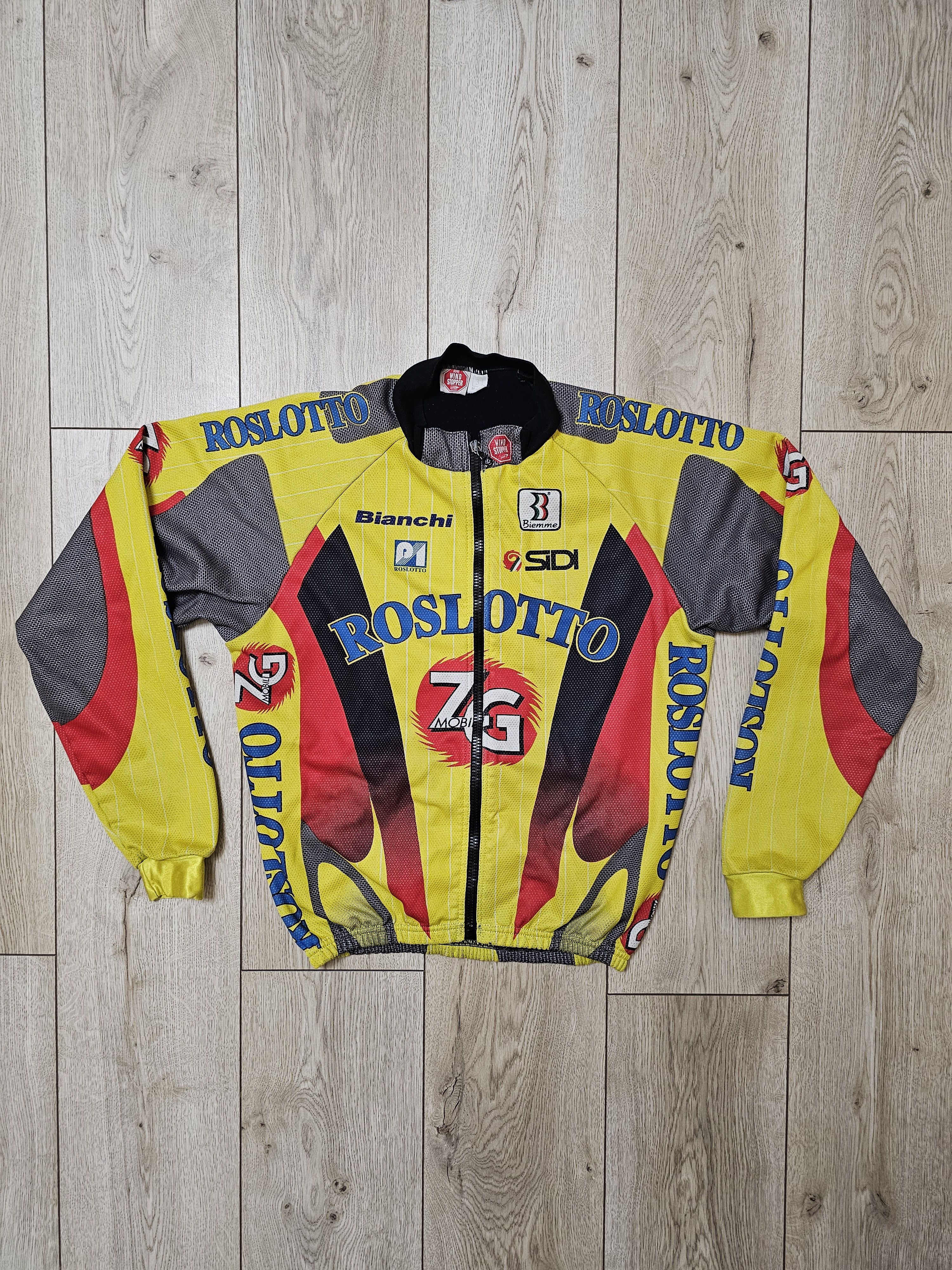 Vintage VINTAGE ROSLOTTO CYCLING TEAM JERSEY JACKET LONG CYCLING Size US M / EU 48-50 / 2 - 1 Thumbnail
