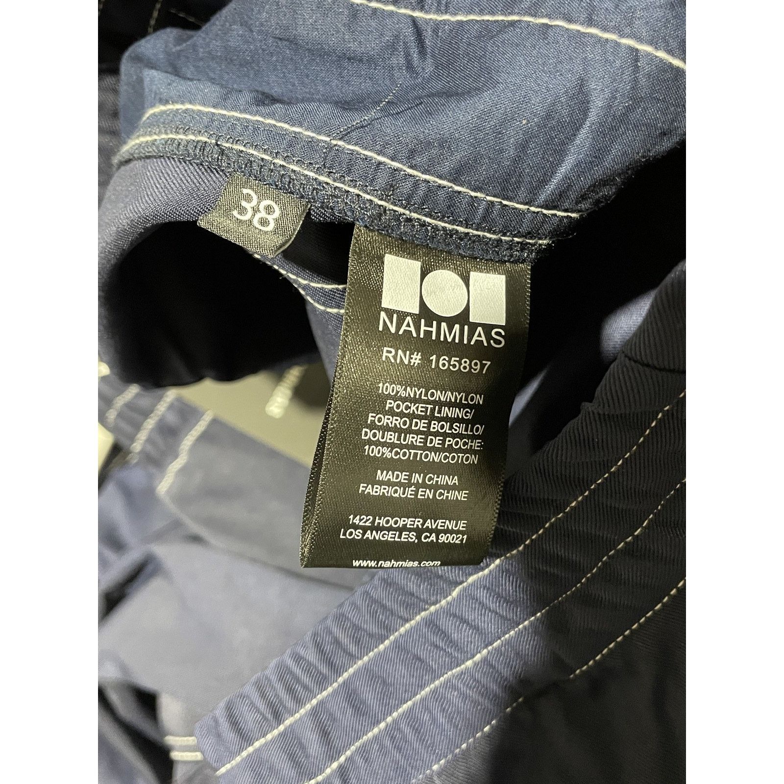 Nahmias NAHMIAS TECH TWILL PLATED CARGO SIZE 38 NEW Size US 38 / EU 54 - 6 Thumbnail