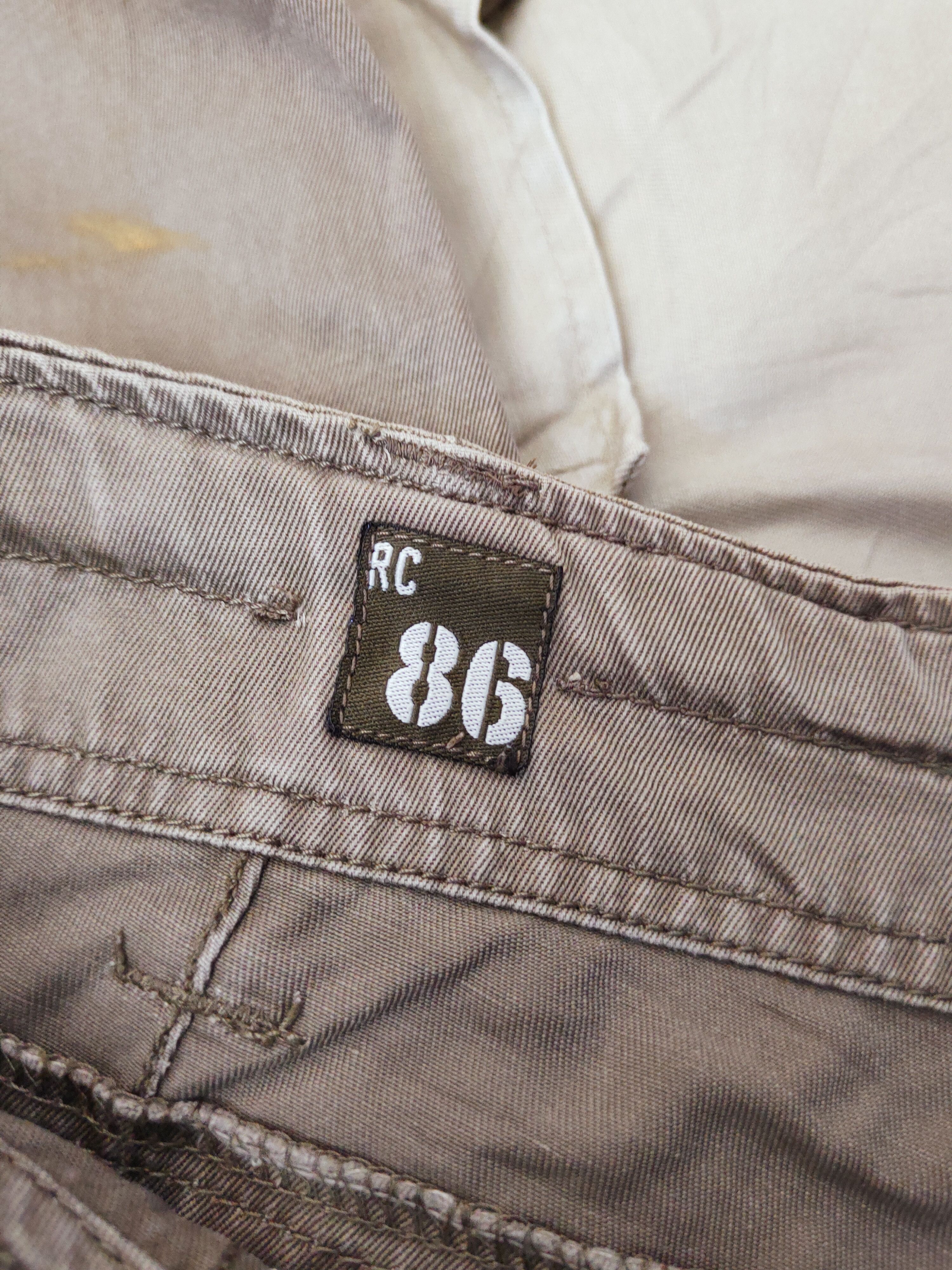 Japanese Brand × Vintage RCC 986 Olive Faded Multi Tactical pocket Cargo Pants Size US 35 - 16 Thumbnail