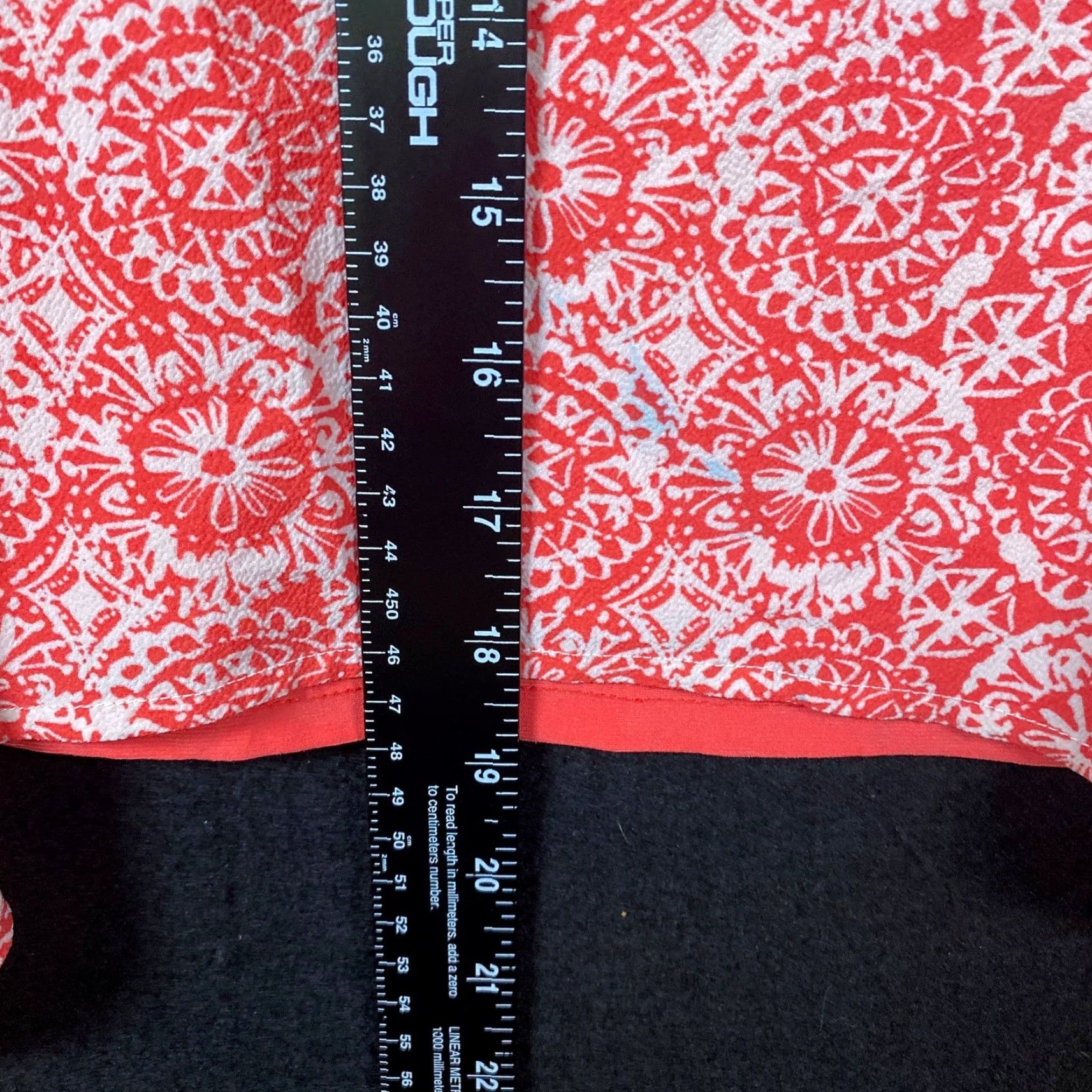 Vintage Cato Womens Blouse Pink White Floral Tank Top Asymmetrical Stretch Large Sleeveless Round Neck Summer Casual Workwear Size L / US 10 / IT 46 - 7 Thumbnail