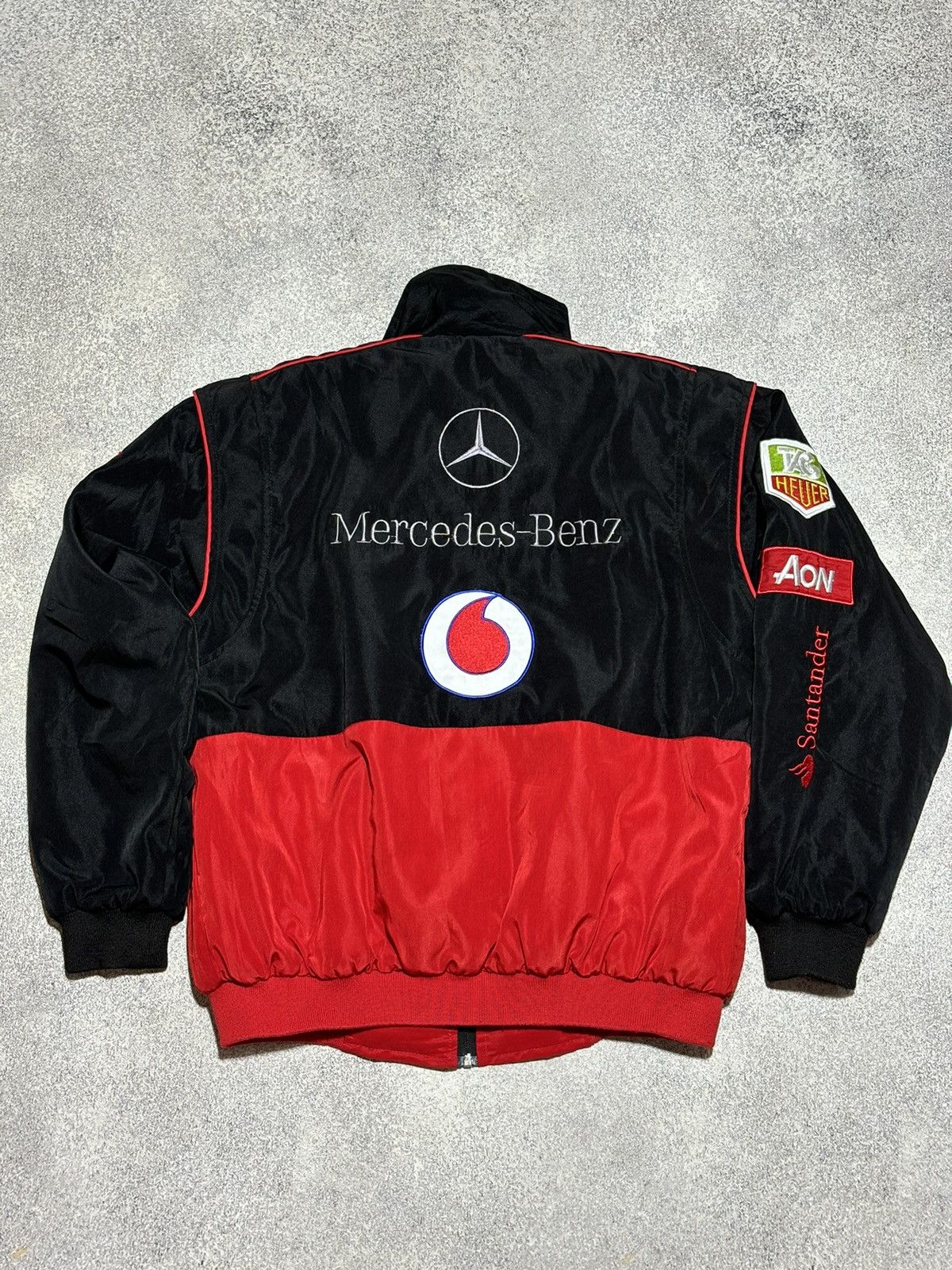 Formula 1 × Malcolm McLaren × Mercedes-Benz Vintage Mercedes-Benz Mclaren Santander F1 Racing Jacket Size US M / EU 48-50 / 2 - 8 Thumbnail