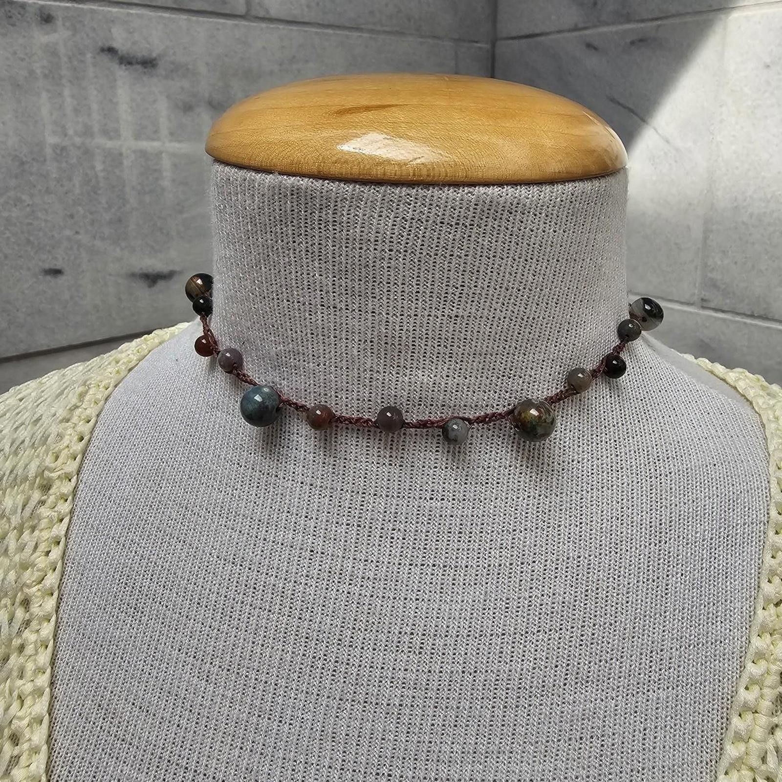 Other Women's Blue Agate Handmade Lariat Style Necklace Size ONE SIZE - 8 Thumbnail