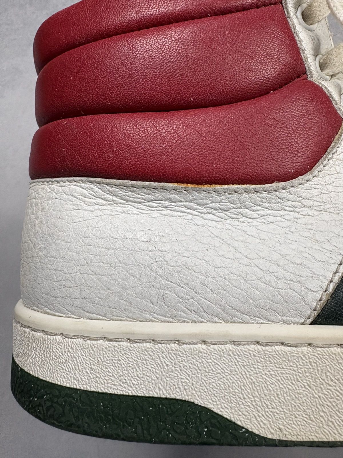 Gucci Gucci Praga Karibu Leather High Top Sneakers Web Stripe 28.5 Size US 11 / EU 44 - 21 Thumbnail