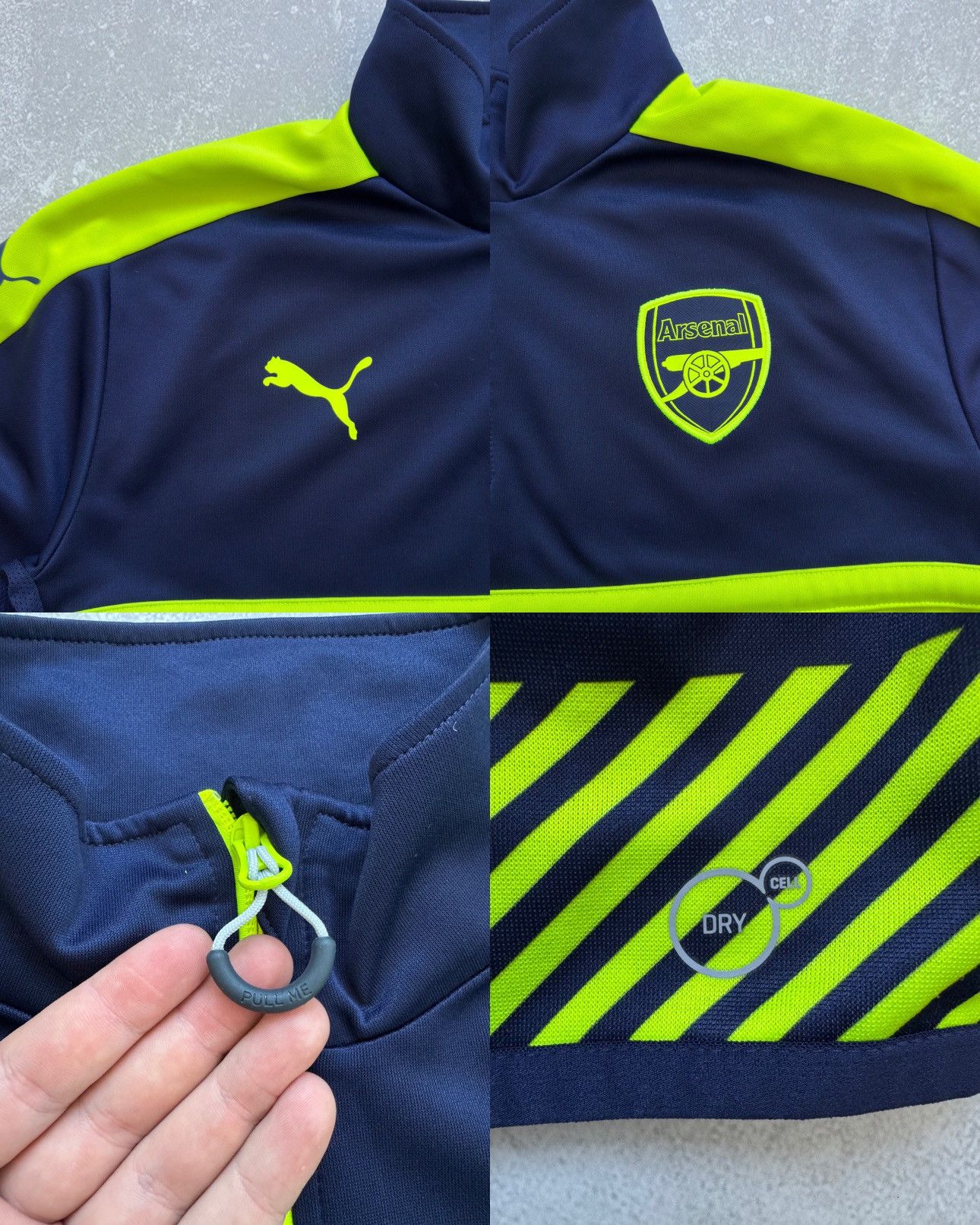 Puma Puma Arsenal 2016/2017 Training Top Track Jacket Long Sleeve Size US XL / EU 56 / 4 - 9 Thumbnail