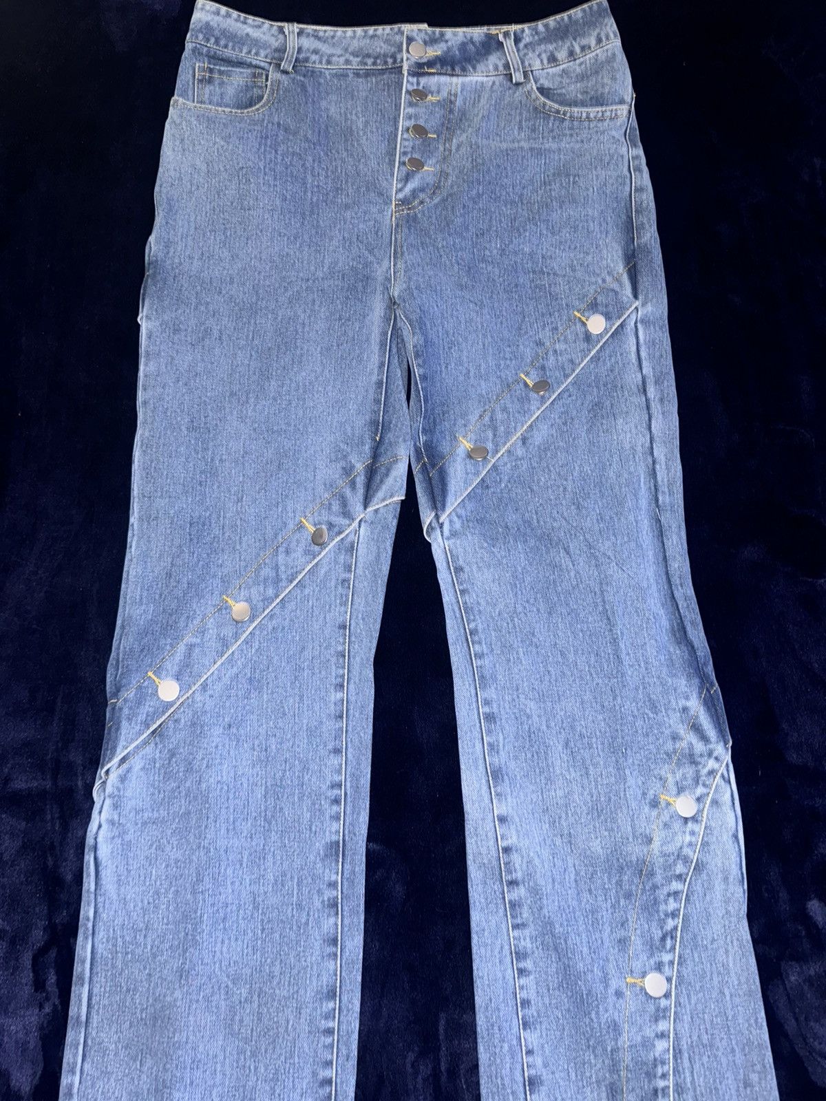 Other Button Lose Straight Jeans Size US 34 / EU 50 - 4 Thumbnail