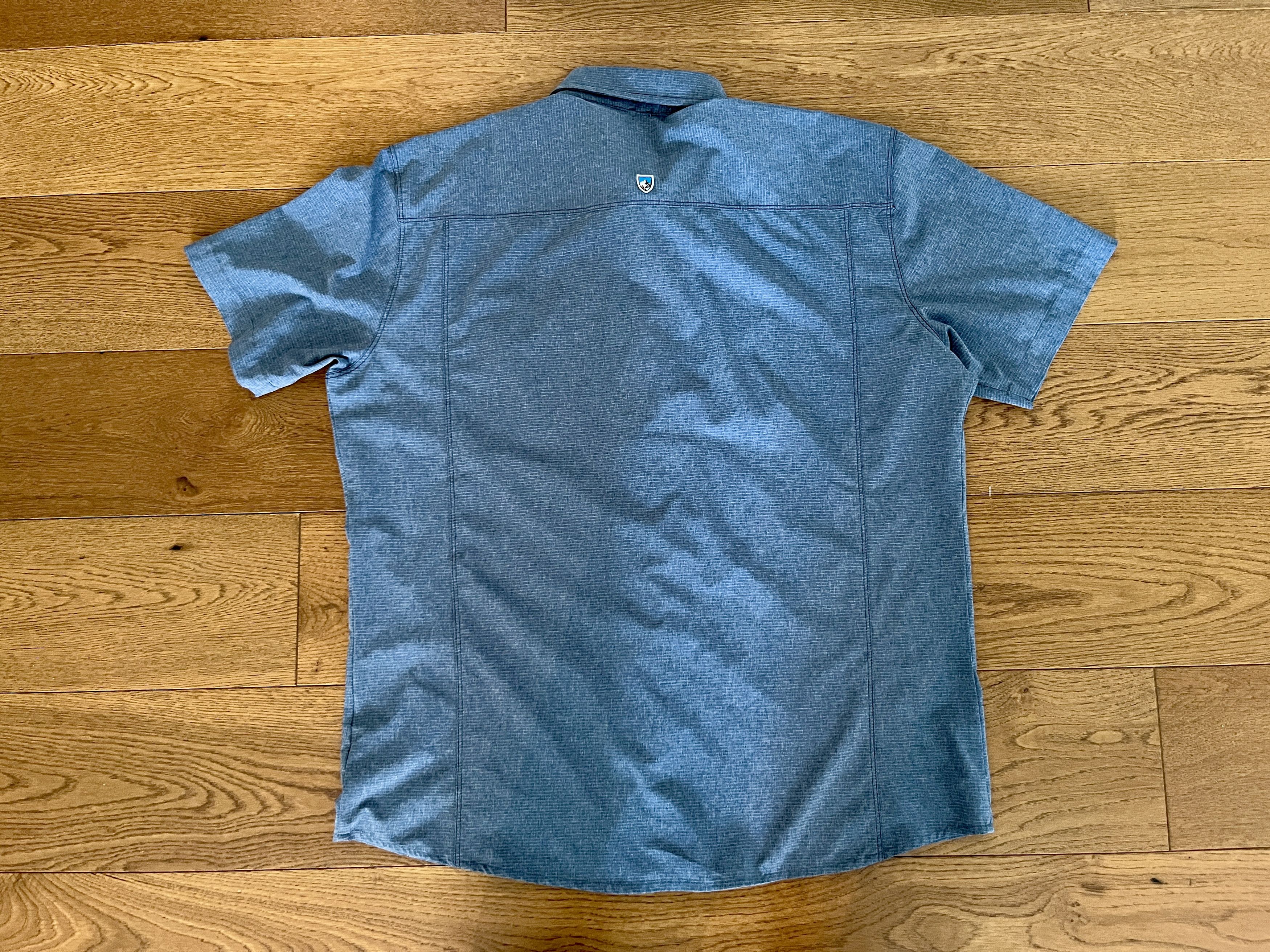 Kuhl Kuhl Tapered Fit Tech Shirt XL Blue Grey Hiking Trail Wear Size US XL / EU 56 / 4 - 5 Thumbnail
