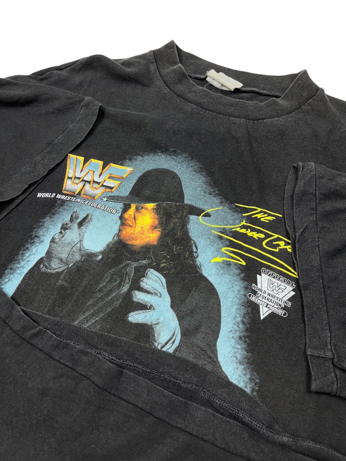 WWF Vintage 1992 Undertaker WWF WWE Retro Shirt Stone Cold Rock Size US XL / EU 56 / 4 - 6 Thumbnail