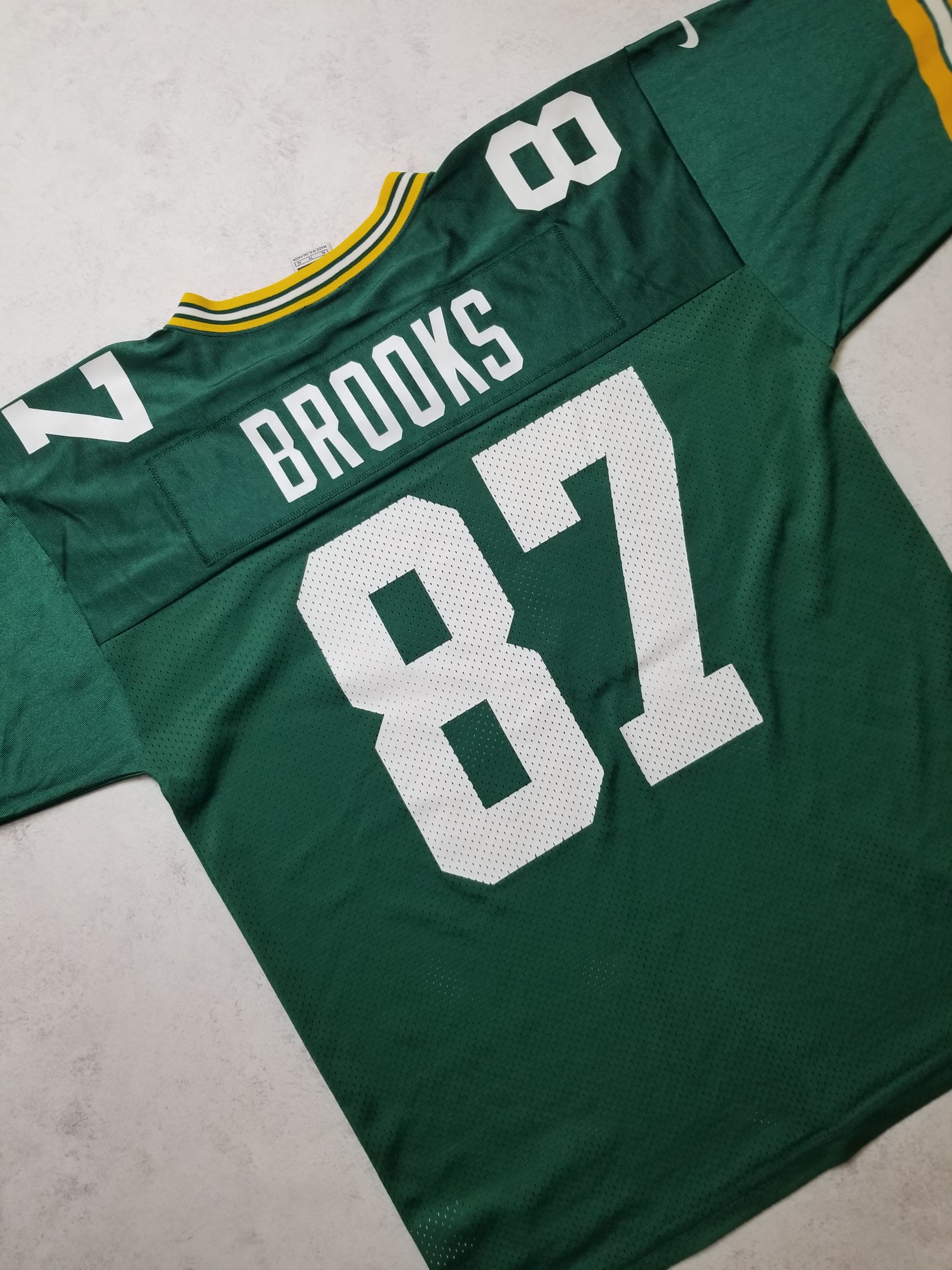 Nike Vintage Green Bay Packers Robert Brooks Nike Team Jersey Size US XL / EU 56 / 4 - 6 Thumbnail