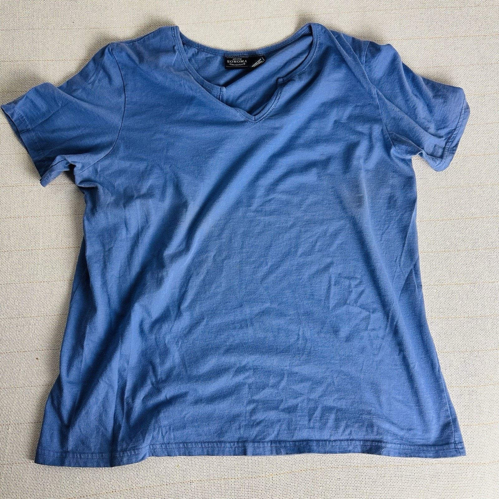 Sonoma Women's Sonoma Goods For Life Everyday V-Neck Tee blouse Size XL / US 12-14 / IT 48-50 - 7 Thumbnail