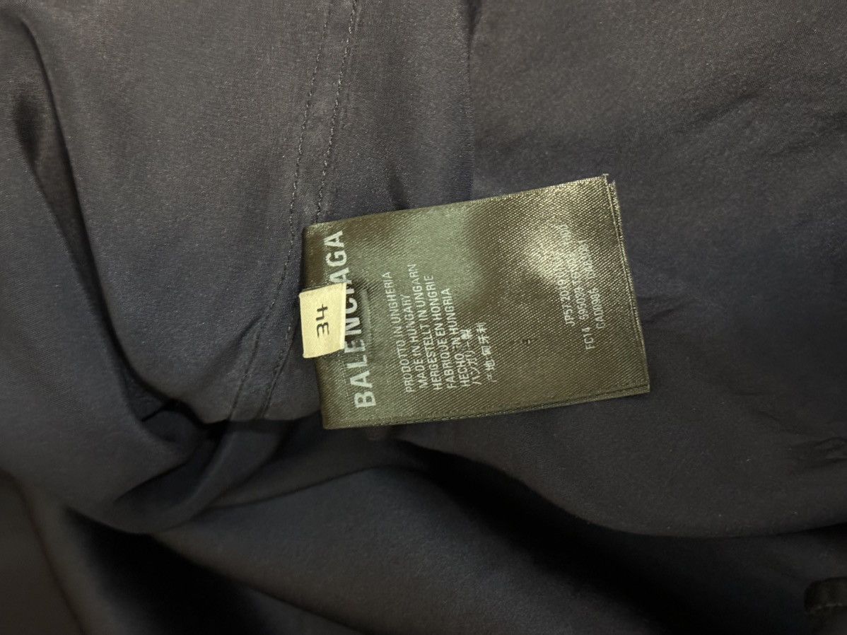 Balenciaga Balenciaga Silk Shirt - Navy Size US M / EU 48-50 / 2 - 6 Thumbnail