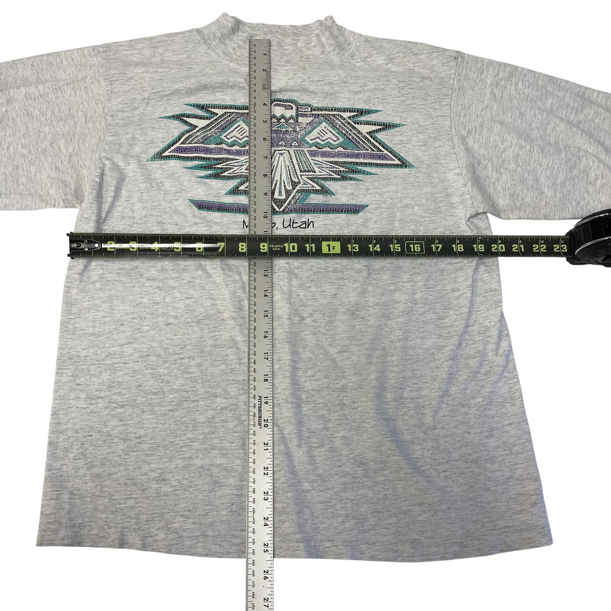 Other Vtg Alore HEATHER Gray Moab Utah THUNDERBIRD T Shirt Native Size US M / EU 48-50 / 2 - 3 Thumbnail