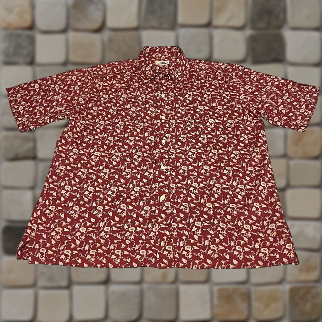 Reyn Spooner Reyn Spooner Men’s L Button-Up Collared Floral Print Aloha Hawaiian Shirt Size US L / EU 52-54 / 3 - 1 Thumbnail