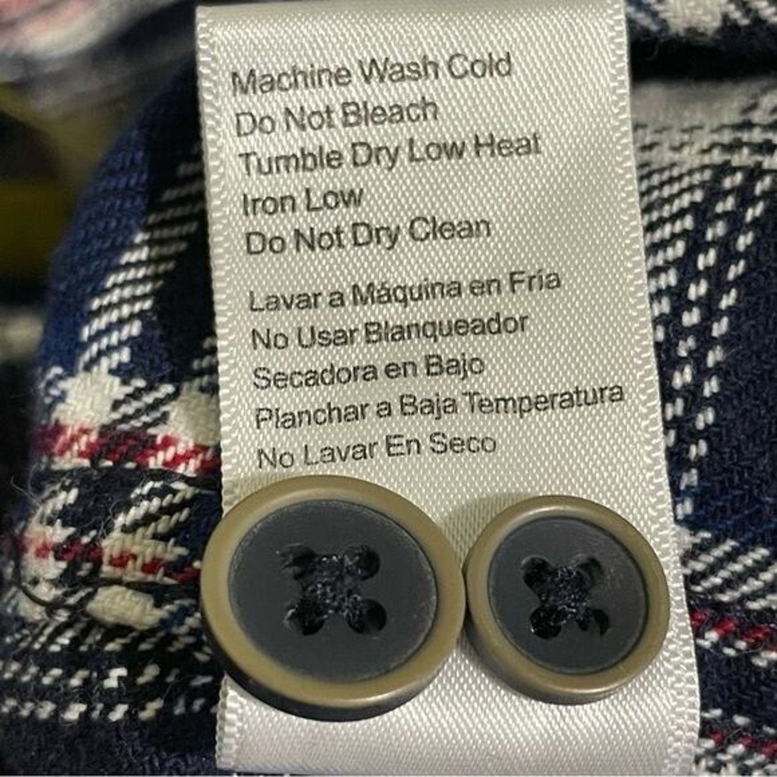 Other Jachs Brawny Mens Flannel Shirt 2X Plaid Heavyweight Size US XXL / EU 58 / 5 - 10 Thumbnail