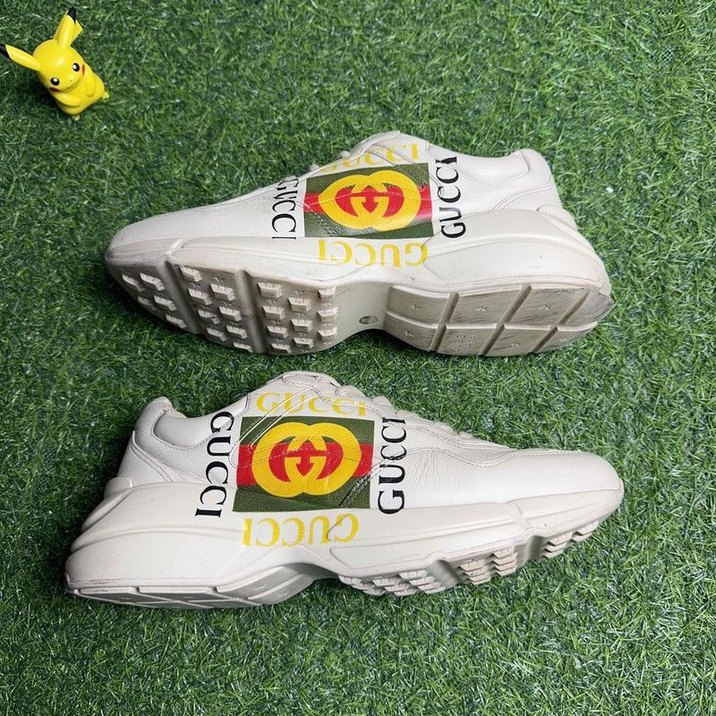 Gucci Gucci Rhyton Double G Logo Dad Sneakers - Size US 9.5 / EU 42-43 - 8 Thumbnail