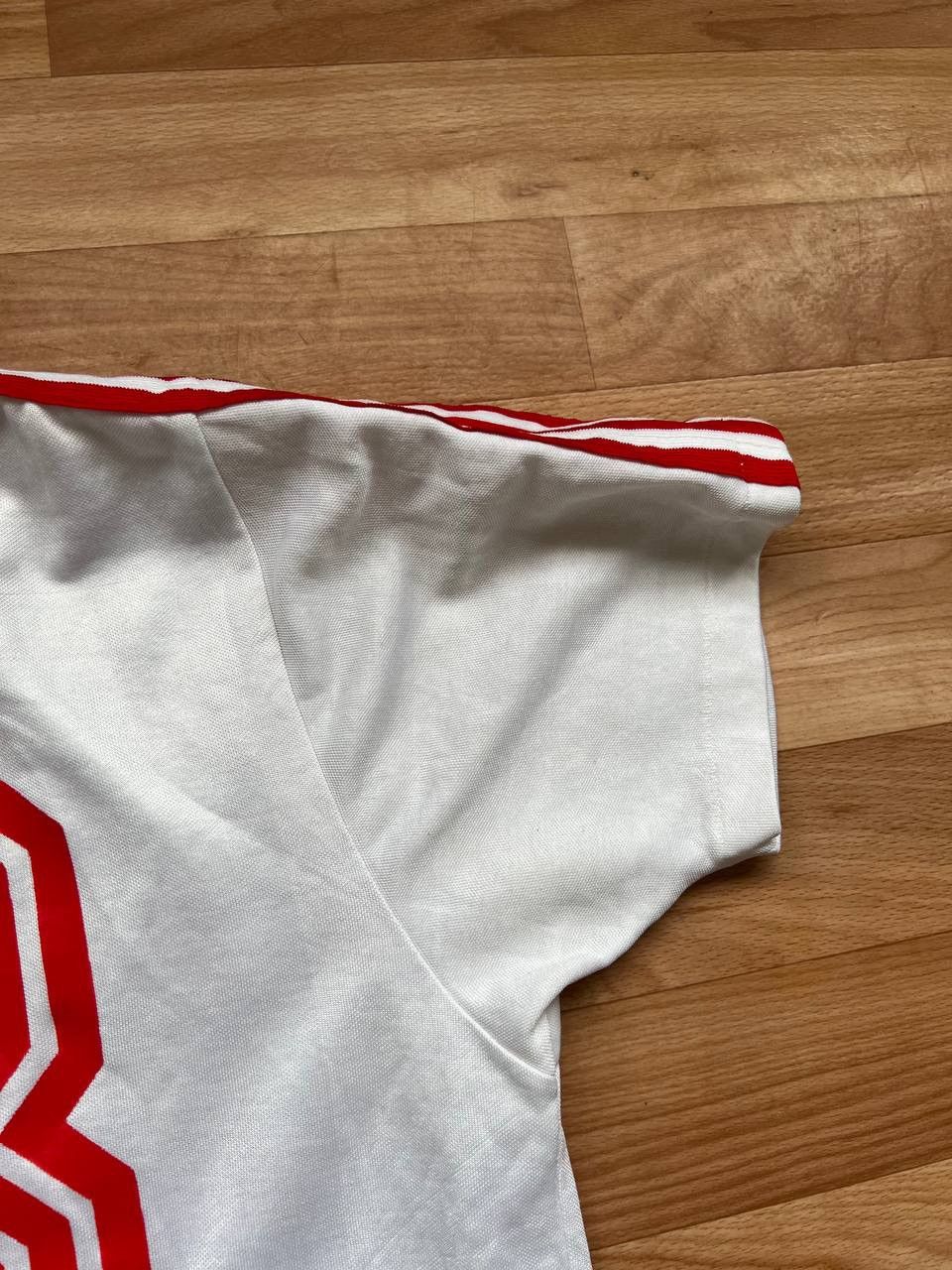 Vintage ULTRA RARE! 1975 SWITZERLAND #13 MATCH WORN ADIDAS JERSEY L Size US L / EU 52-54 / 3 - 18 Thumbnail