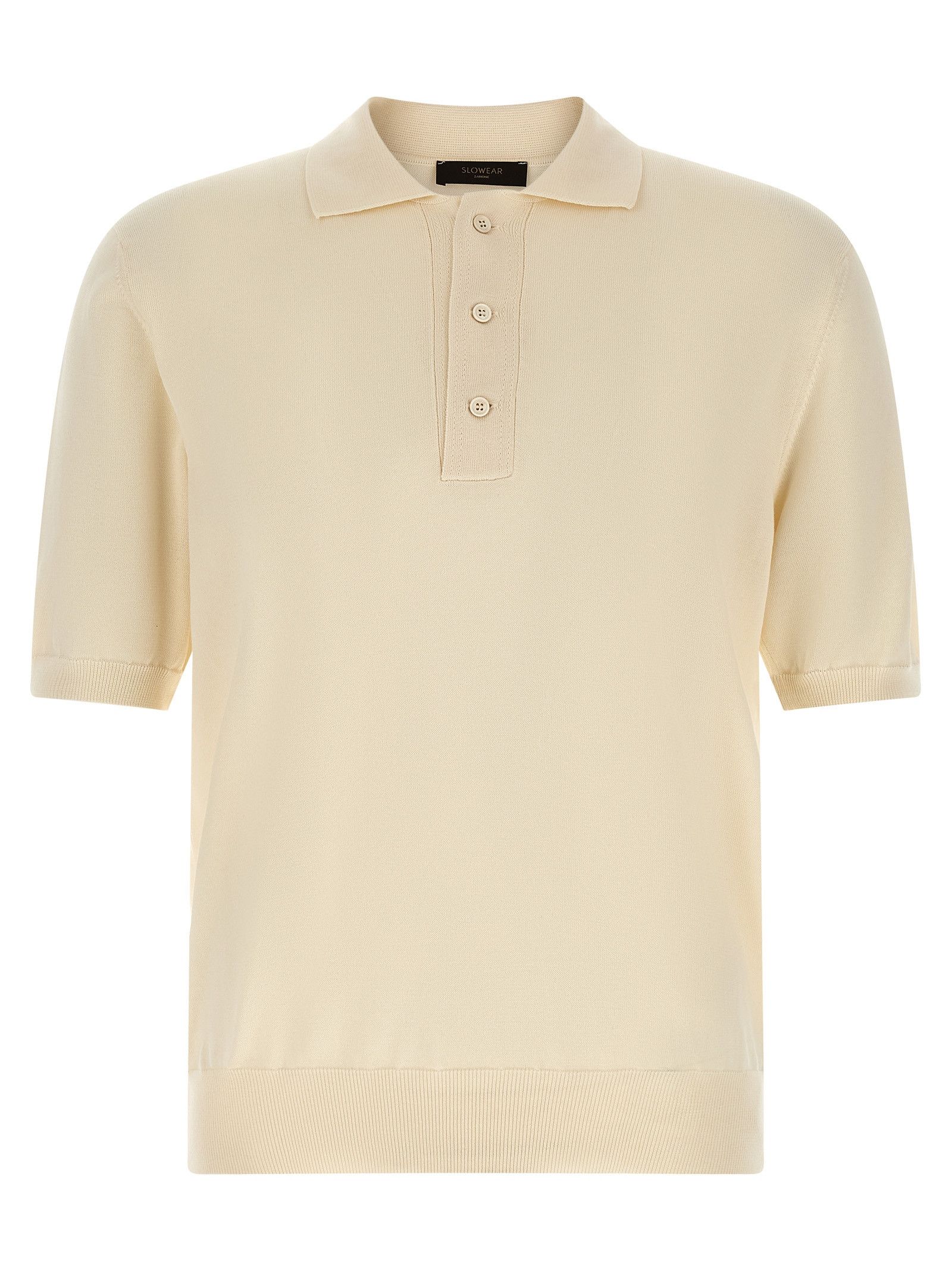 Cotton Knit Polo Shirt