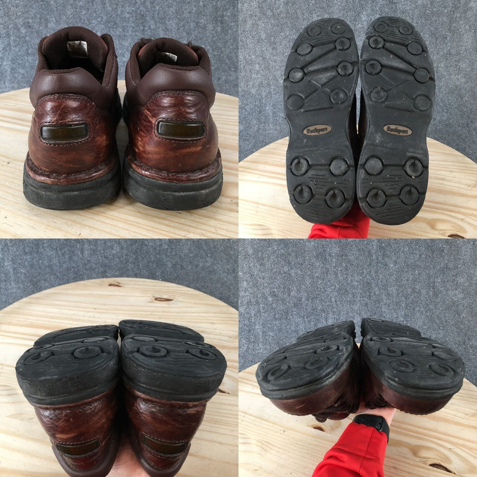 Rockport Rockport Eureka Shoes Mens 12 Walking Sneakers Leather Brown Casual Sneakers Leather Brown Rockport Eureka Mens 12 Size US L / EU 52-54 / 3 - 9 Thumbnail