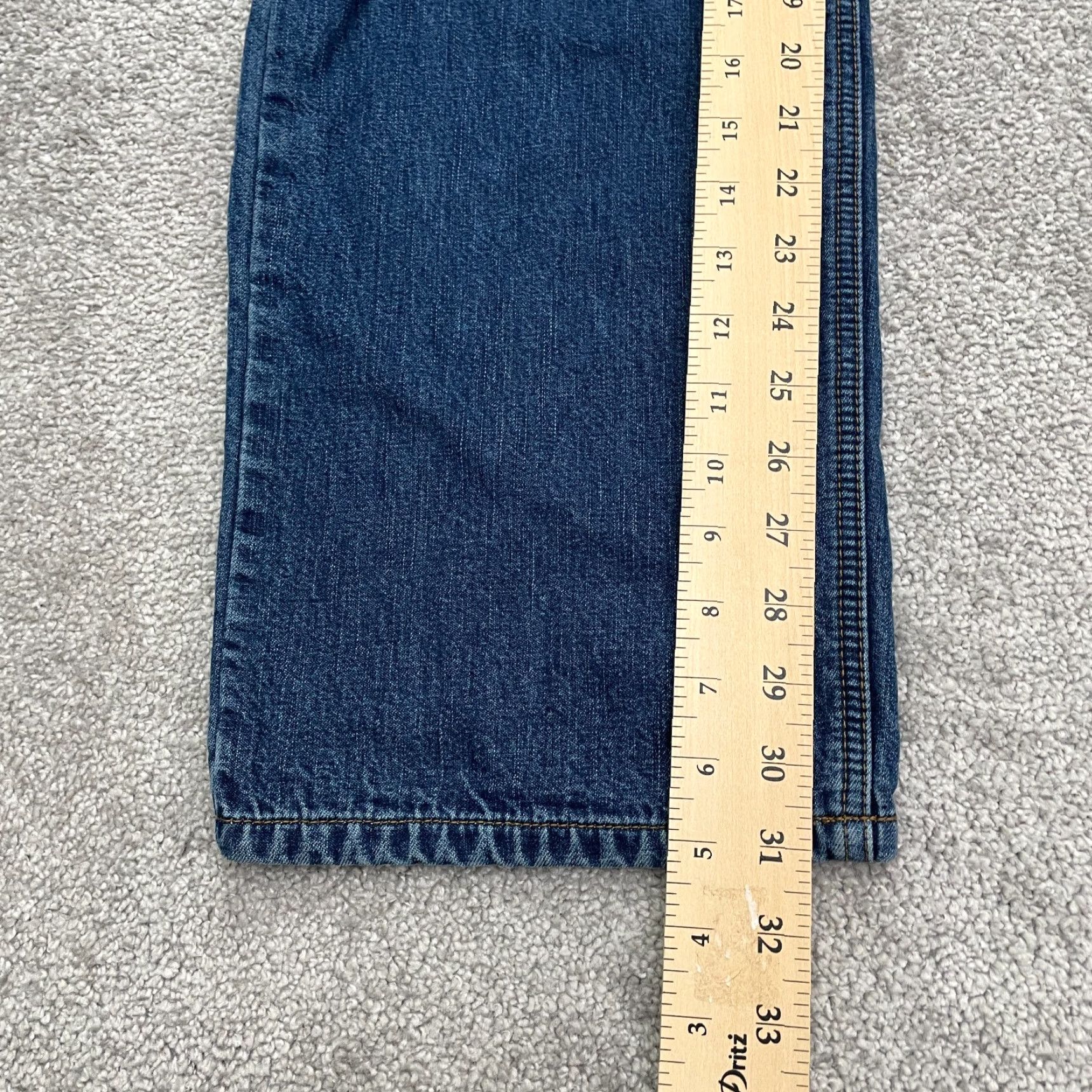 Eddie Bauer Eddie Bauer Jeans Womens 16 Denim Straight Leg High Rise 36x31 Blue Dark Wash Size 38" / US 16 / IT 52 - 4 Thumbnail