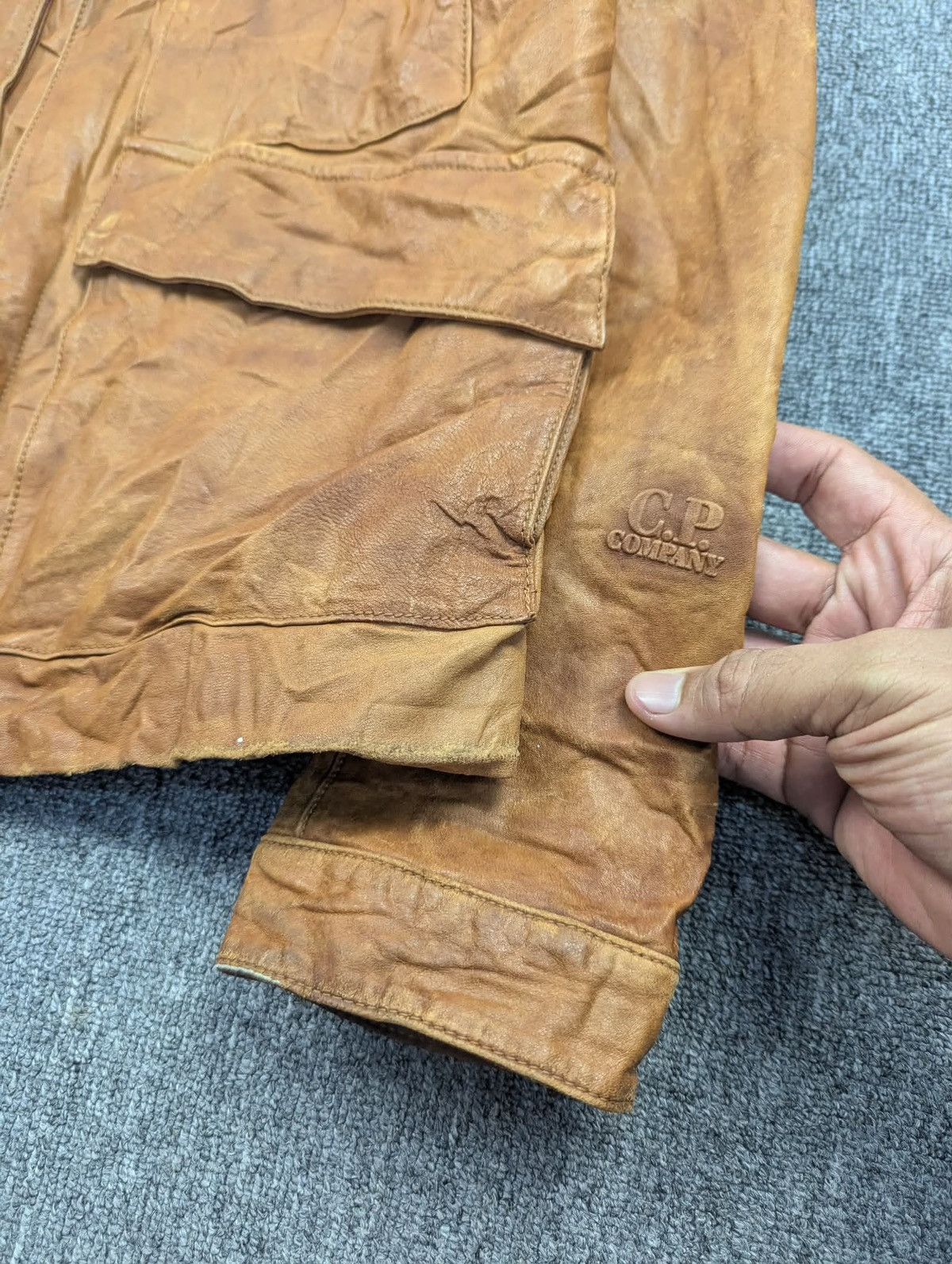 C.P. Company 🔥Vintage C.P Company Leather Jackets Brown Size US M / EU 48-50 / 2 - 7 Thumbnail