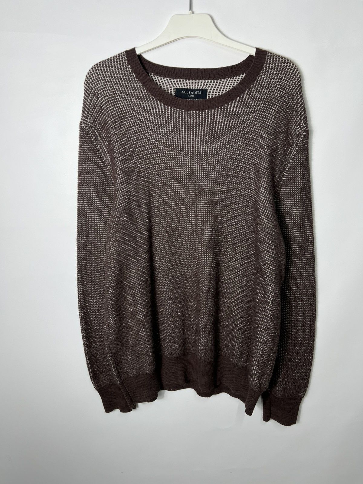 Allsaints Vintage streetwear designer Allsaints Crew Neck Sweater Size US L / EU 52-54 / 3 - 1 Thumbnail