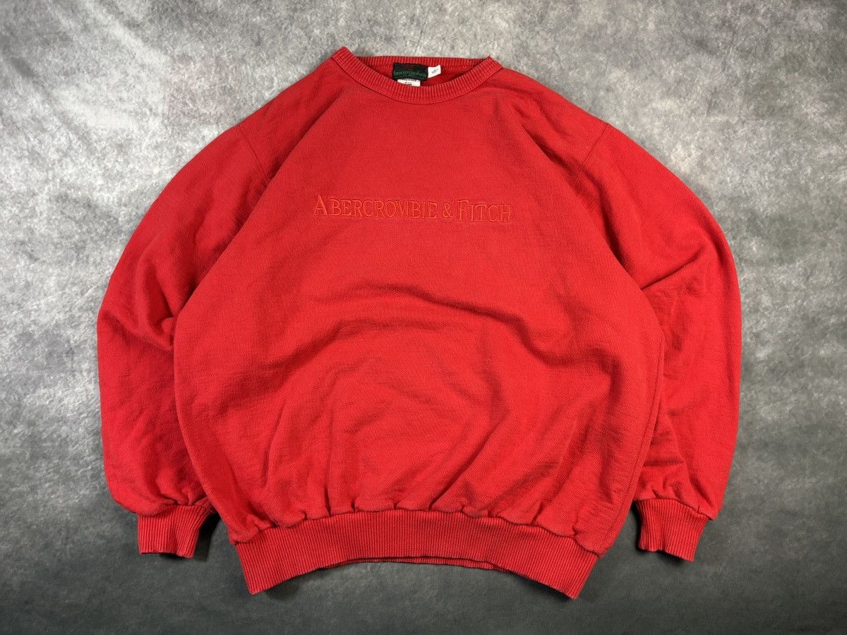 Abercrombie & Fitch × Vintage 1980s Abercrombie & Fitch Crewneck Vintage Sweatshirt Boxy Size US M / EU 48-50 / 2 - 10 Thumbnail