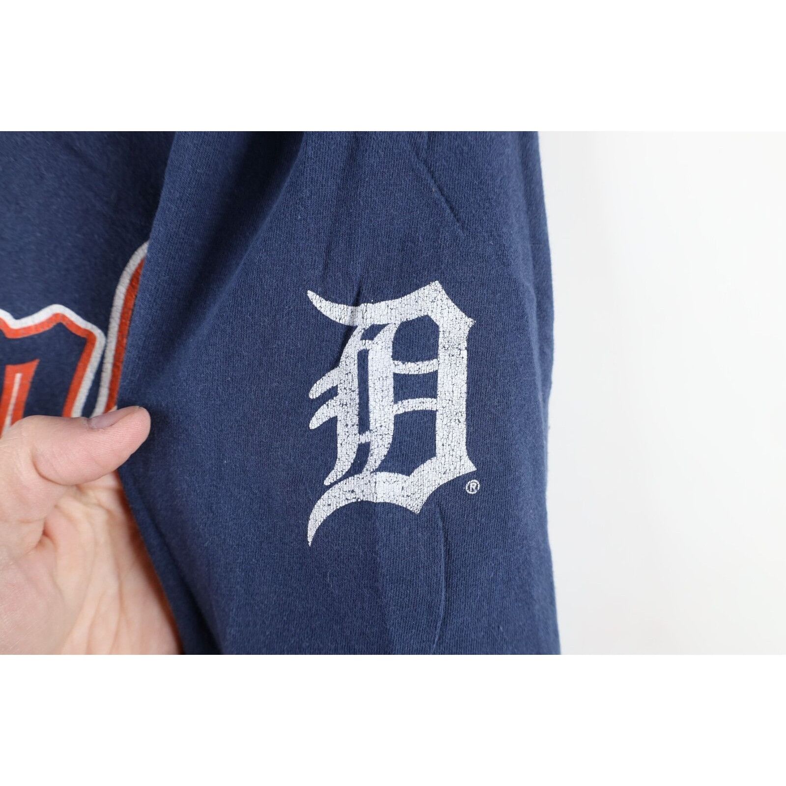 Nike × Vintage Vintage Nike Travis Scott Mini Swoosh Detroit Tigers T-Shirt Size US L / EU 52-54 / 3 - 5 Thumbnail