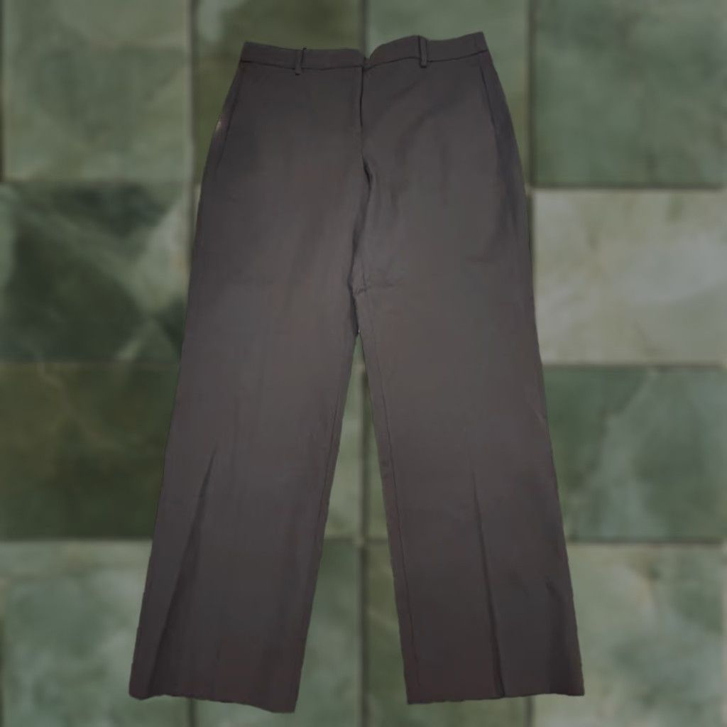 J.Crew VINTAGE J.Crew Women’s Dress Pants Straight Leg Size 12 Black Business Casual Formal Workwear 28in Size 34" / US 12 / IT 48 - 1 Thumbnail