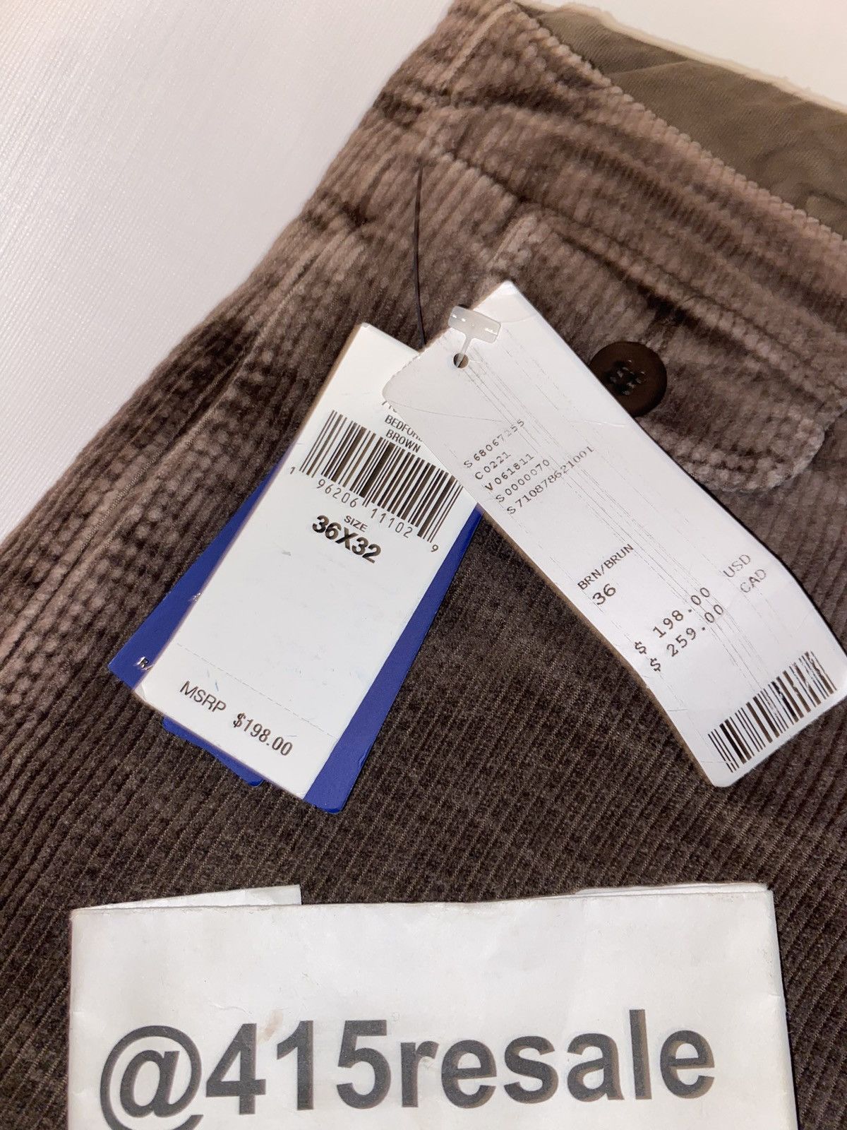 Polo Ralph Lauren Polo Ralph Lauren Stretch Relaxed Fit Corduroy Pant Size US 36 / EU 52 - 13 Thumbnail