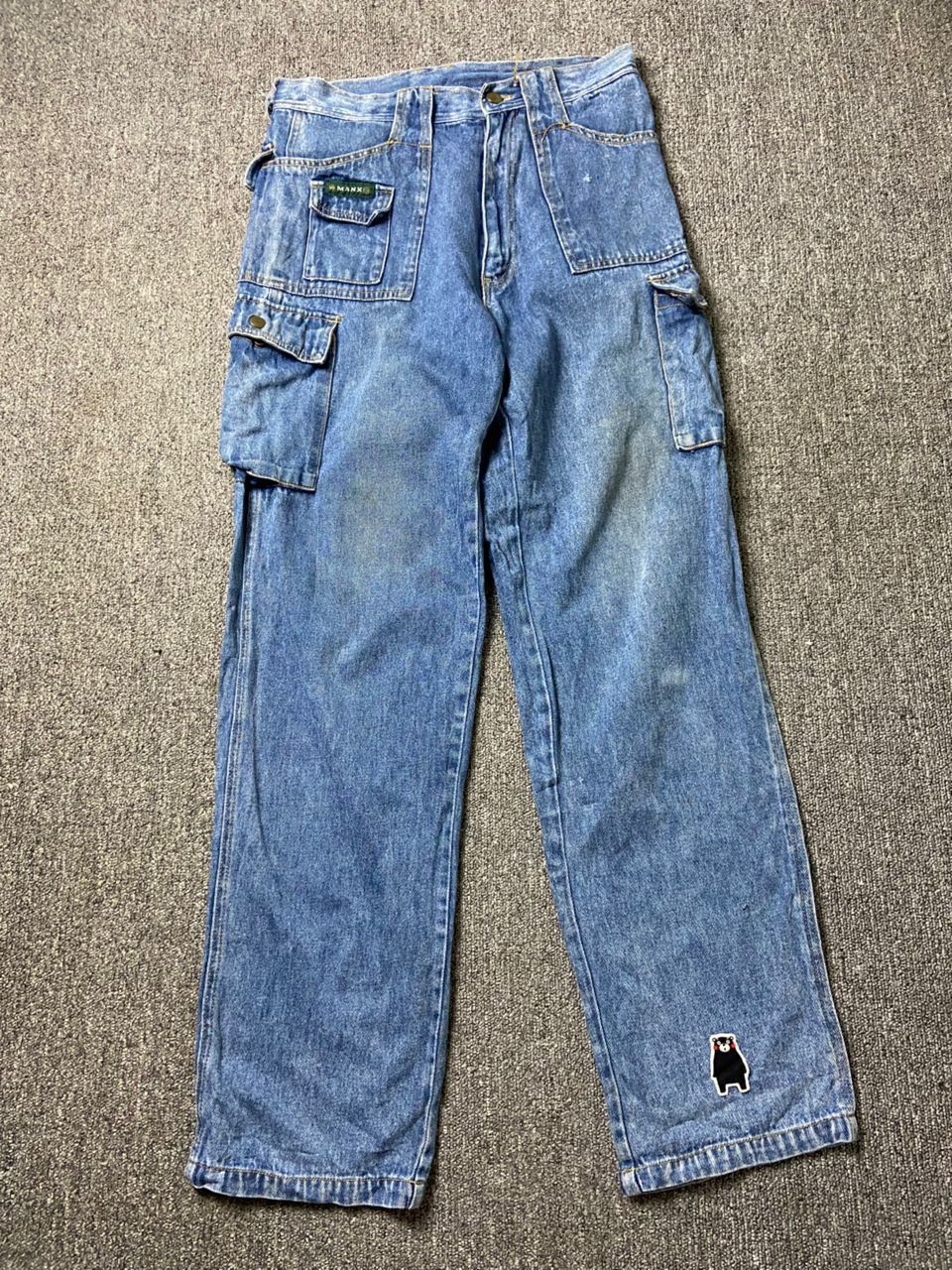 Japanese Brand MANX Japanese Brand Cargo Denim Jeans (197) Size US 29 - 1 Thumbnail