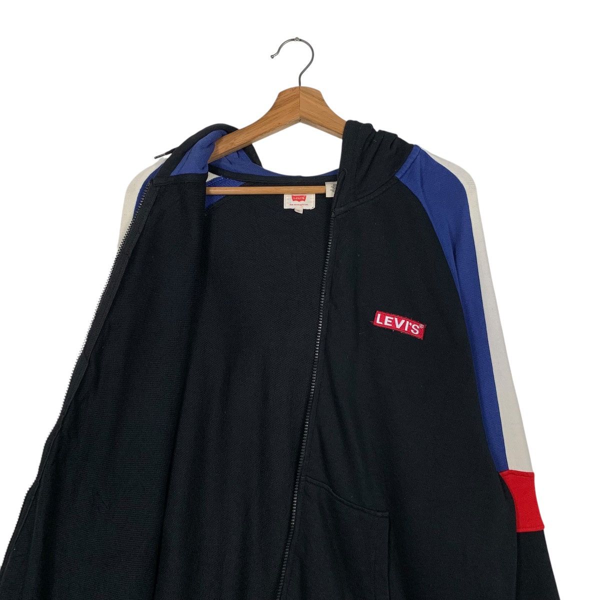 Levi's Levis Color Block Zipper Hoodie Size US M / EU 48-50 / 2 - 11 Thumbnail