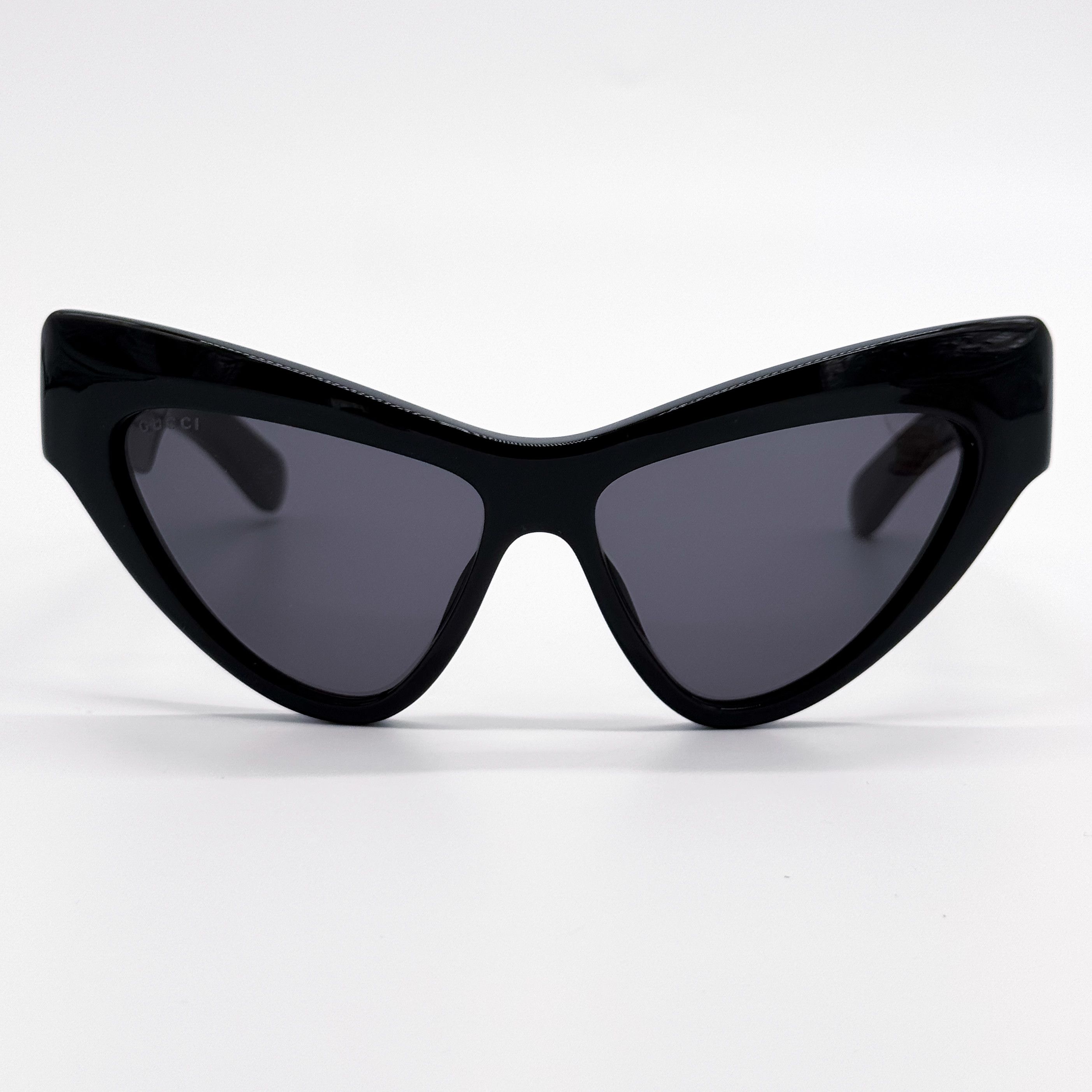 Gucci NEW GUCCI GG1294S 001 WOMEN SHINY BLACK CAT EYE SUNGLASSES Size ONE SIZE - 5 Thumbnail