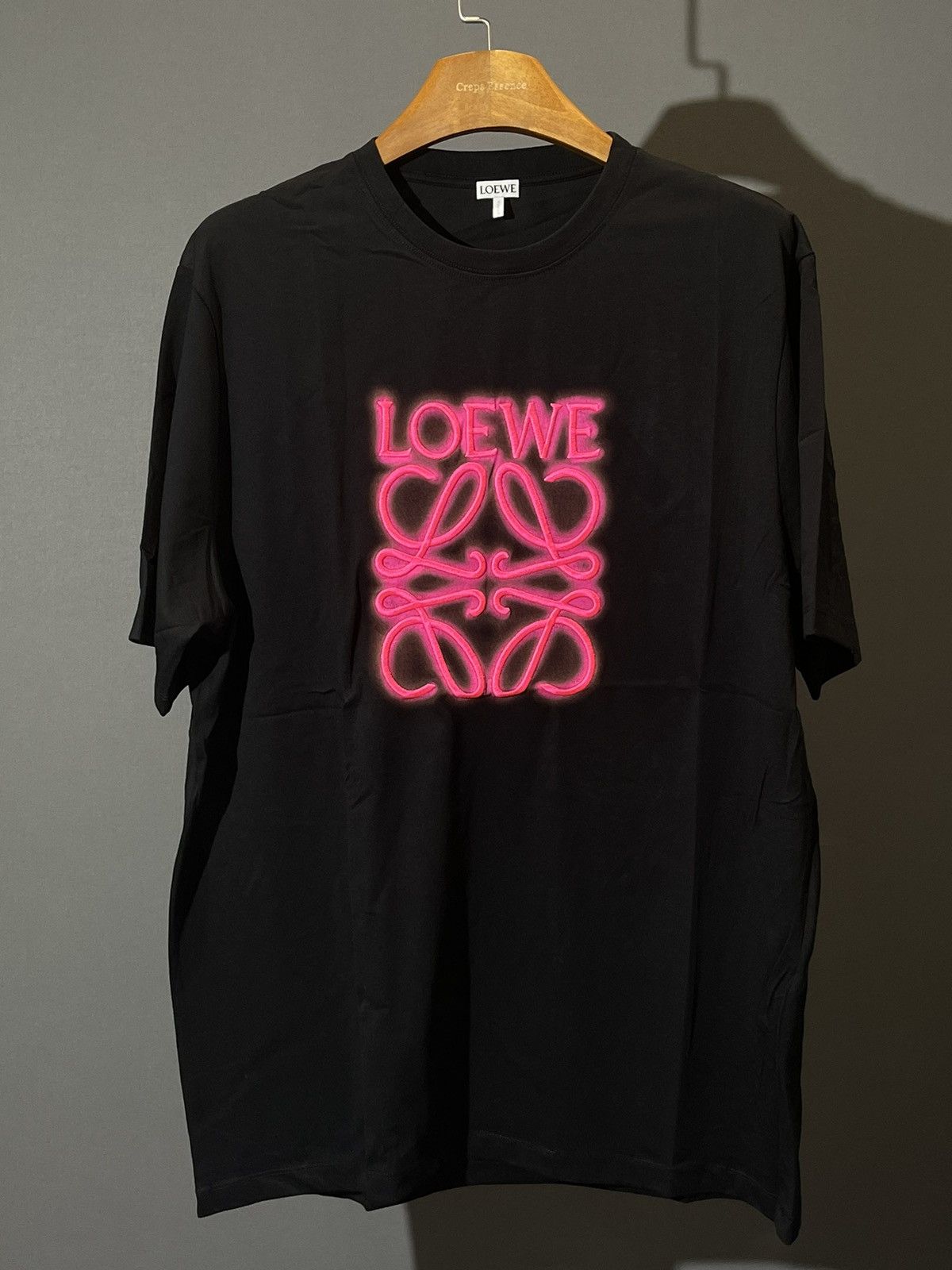 Loewe Loewe Neon T Shirt Black / Fluo Pink | Grailed
