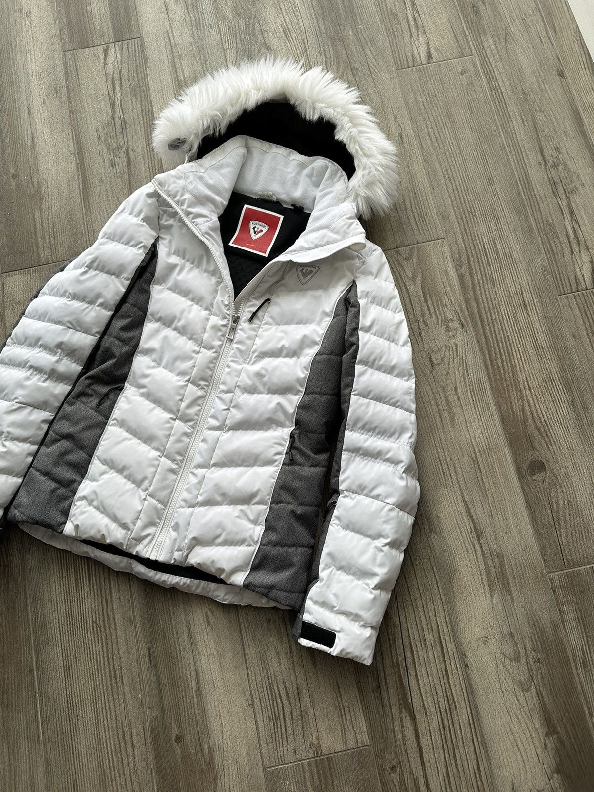 Rossignol Rossignol Ski Faux Fur Woman Heather Rapide White Jacket Size S / US 4 / IT 40 - 3 Thumbnail